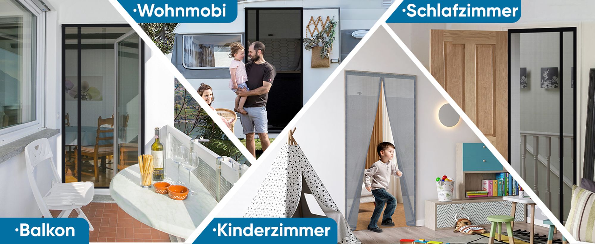 Sekey 80×210 cm Fliegengitter Balkontür Magnet Insektenschutz Tür Fiberglas Insektenschutz ohne Bohren Magnet für  Seitliches Öffnen Gegen Katzenkrat
