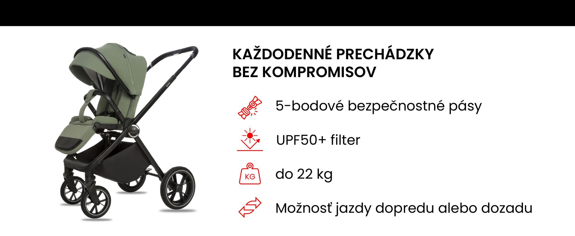 BabyLux® Kočík 3v1 Set GAVIA, Skladací, Sada Lahkých Kombinovaných Kočíkov Vrátane Vaničky na Kúpanie, športovej Sedačky, Autosedačky I-Size a ďalšieho Príslušenstva, 4 Polohy Sklonu, 0–22 kg