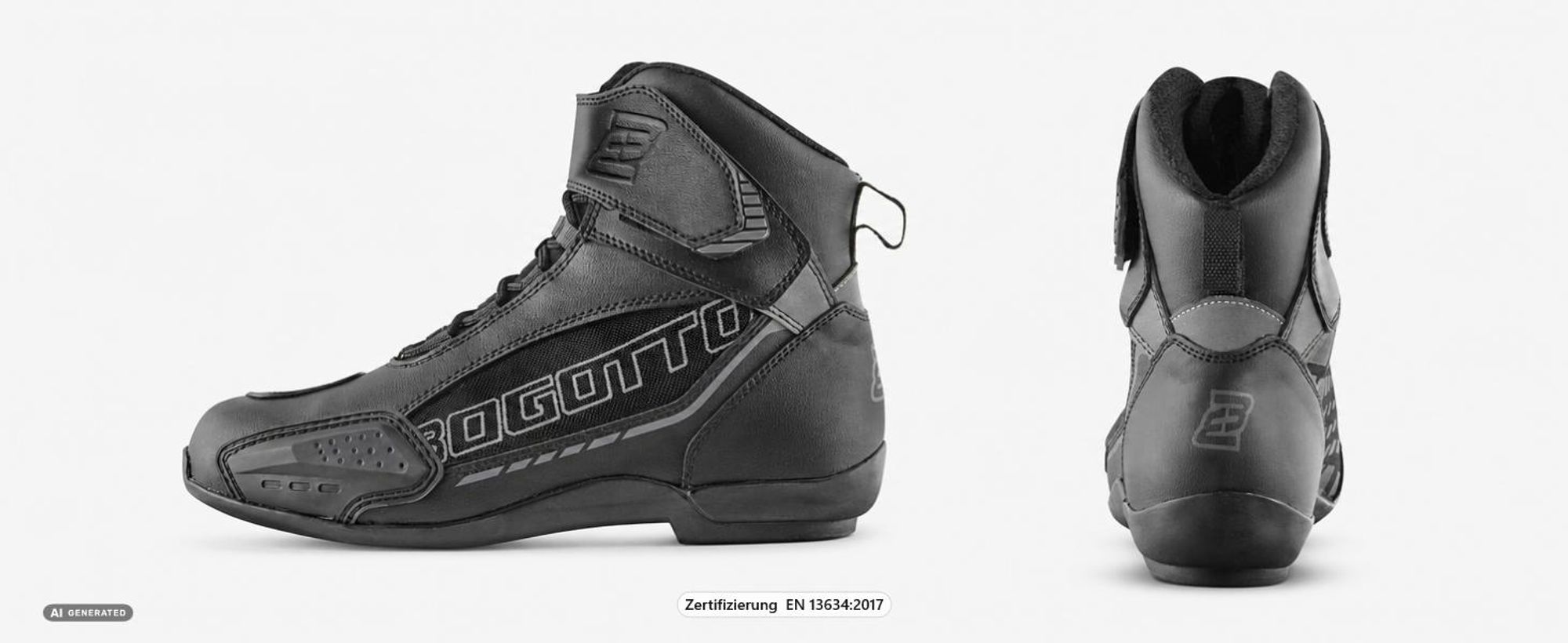 Bogotto GPX Motorradschuhe, schwarz, 43