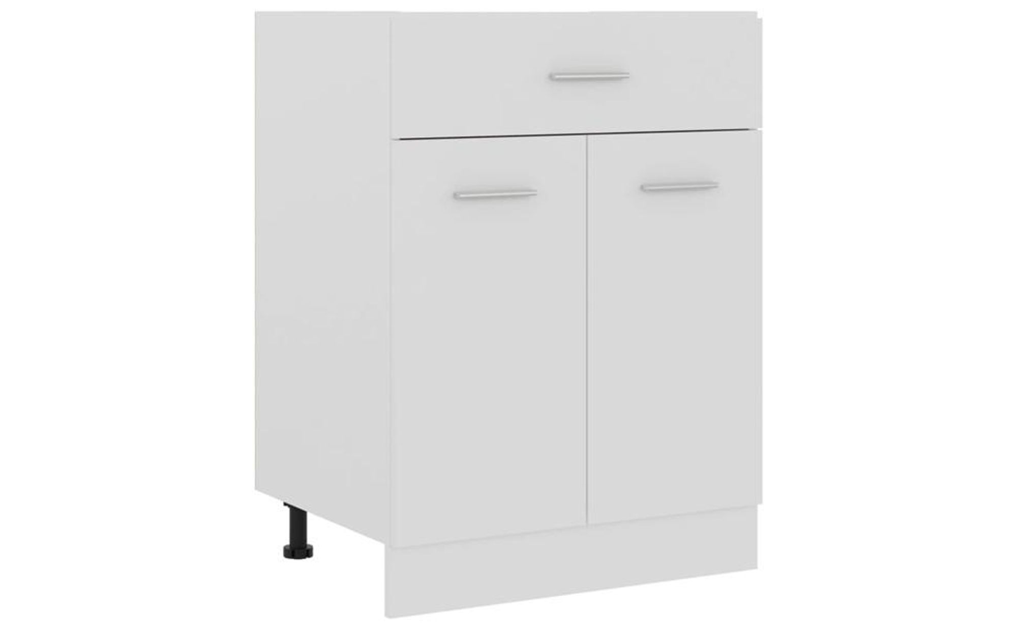 vidaXL Mobile basso con cassetti Lyon Bianco 60x46x81,5 cm in materiale derivato dal legno