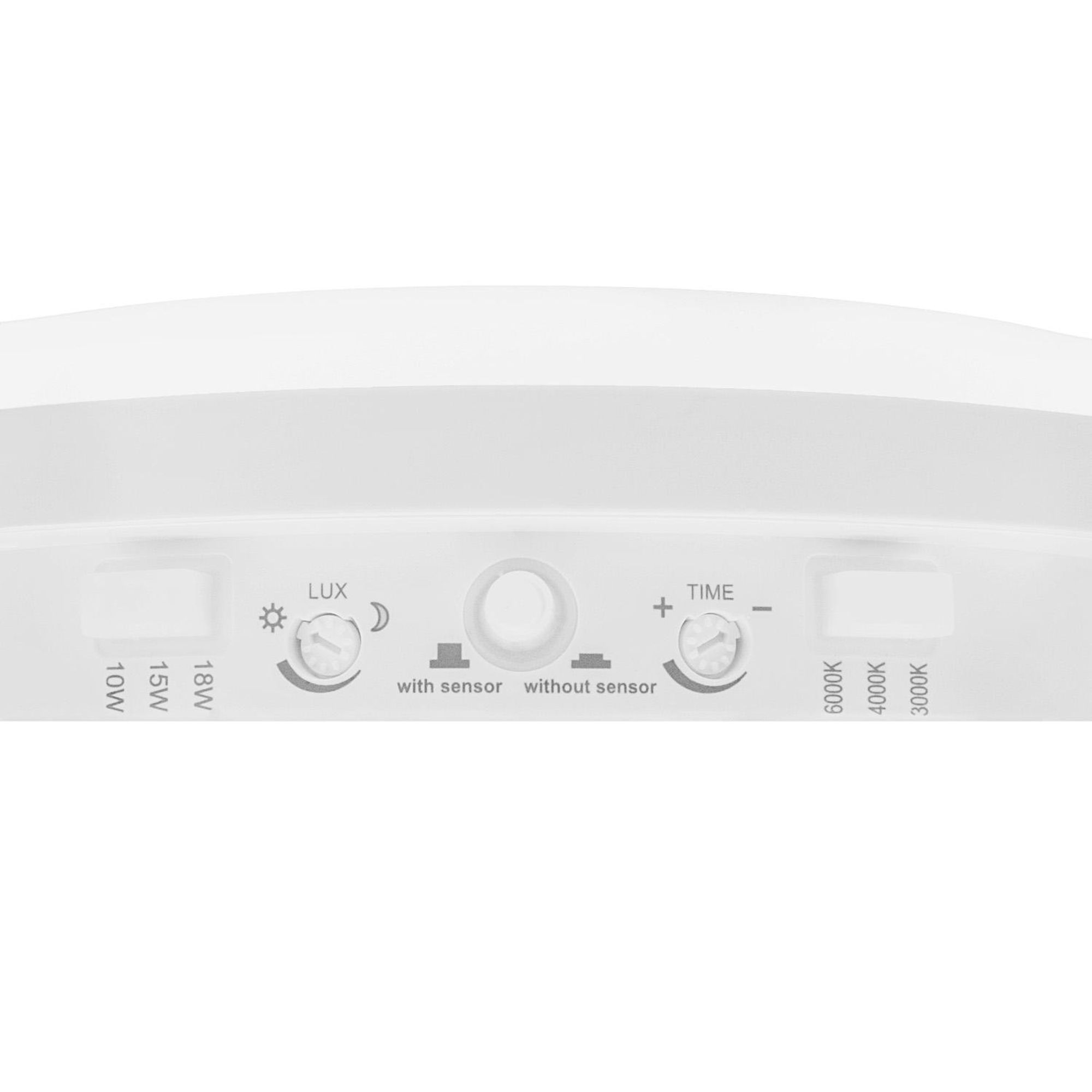 Maclean LED-Leuchte mit Bewegungsmelder PIR-Sensor weiß 10 W/15 W/18 W, IP65 einstellbare Farbtemperatur 3000/4000/6000 K MCE535 W