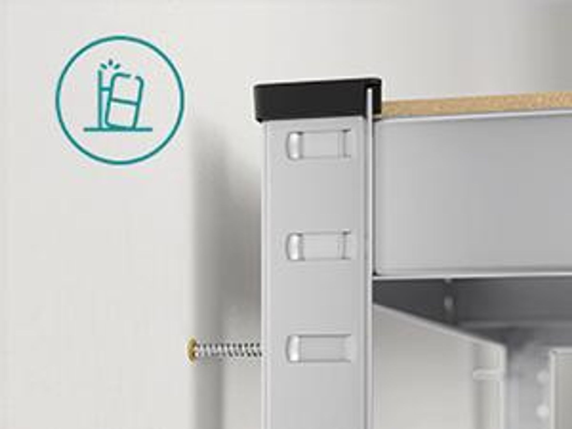 SONGMICS Standregal, Bücherregal, Lagerregal, 5 Ablagen, Küchenregal, Regal, 30 x 75 x 150 cm, bis 650 kg belastbar, verstellbare Ablagen GLR030E01