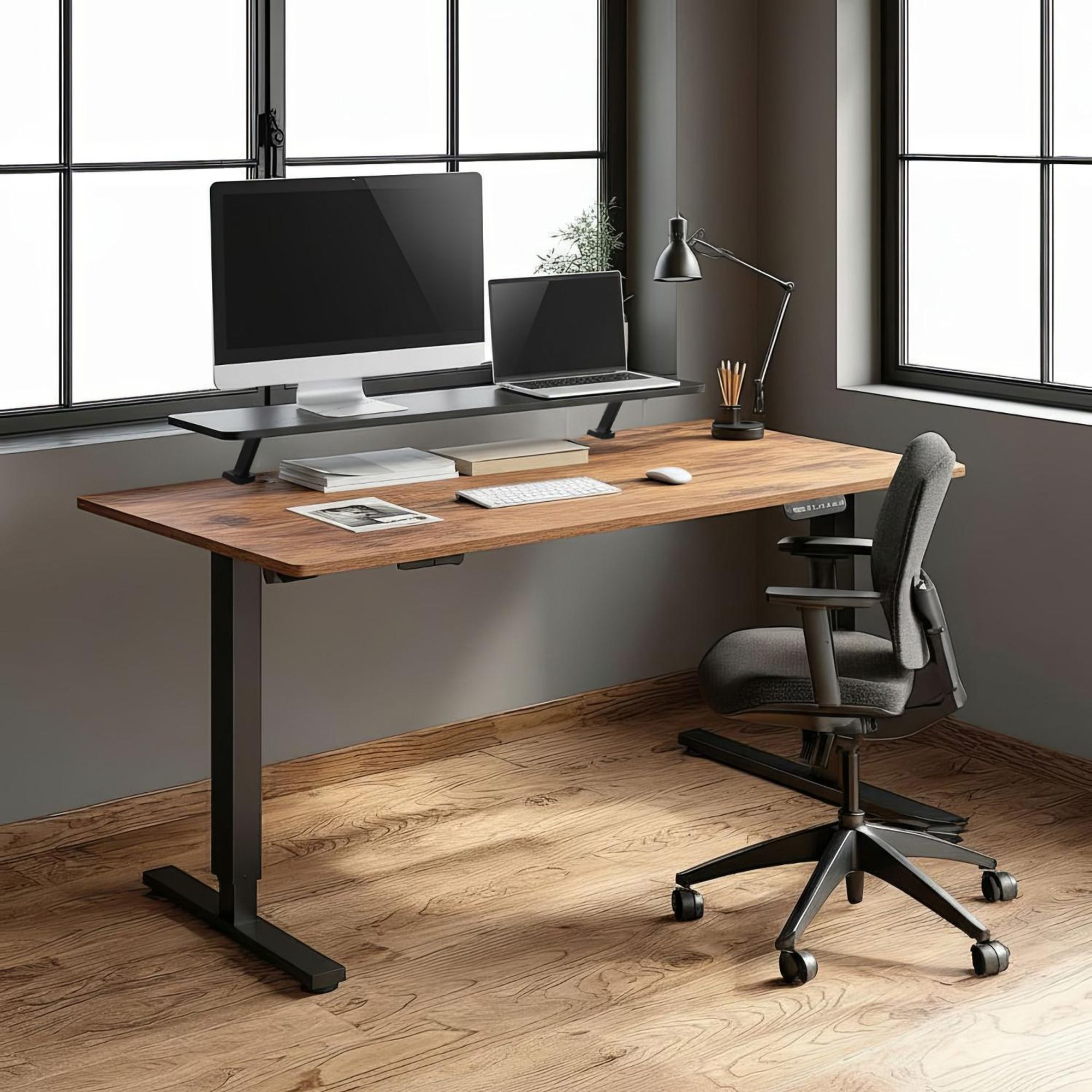 Maclean Monitor shelf desk mount Ergo Office ER-40