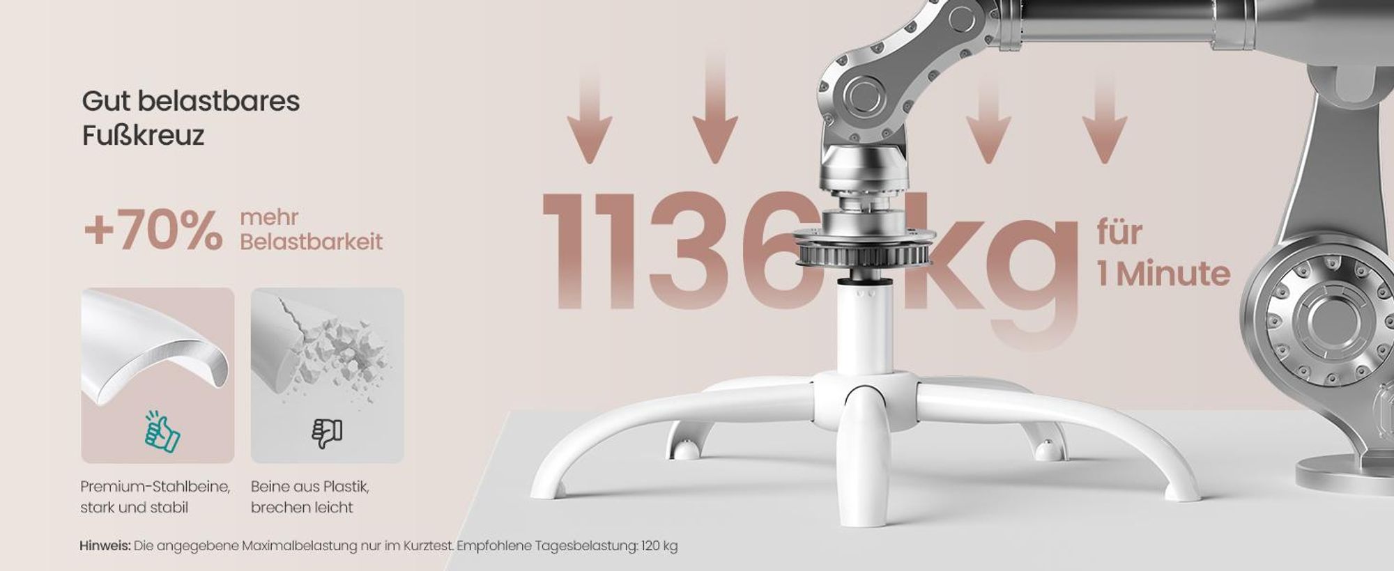 SONGMICS Bürostuhl ergonomisch, Schreibtischstuhl, Drehstuhl mit Mesh, gepolsterte Lendenstütze, Wippfunktion, 53 cm große Sitzfläche