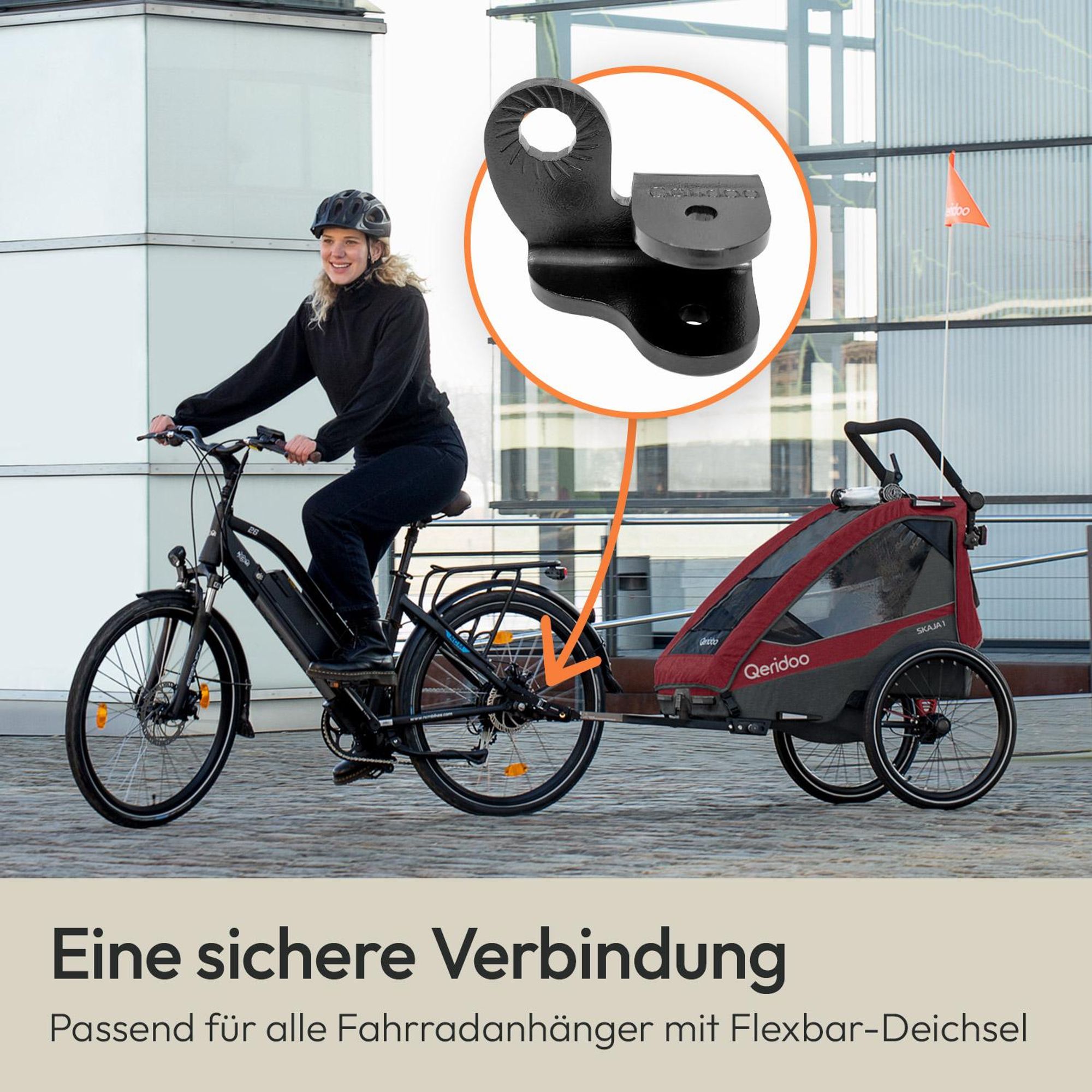Qeridoo Kupplung Fahrradanbindung