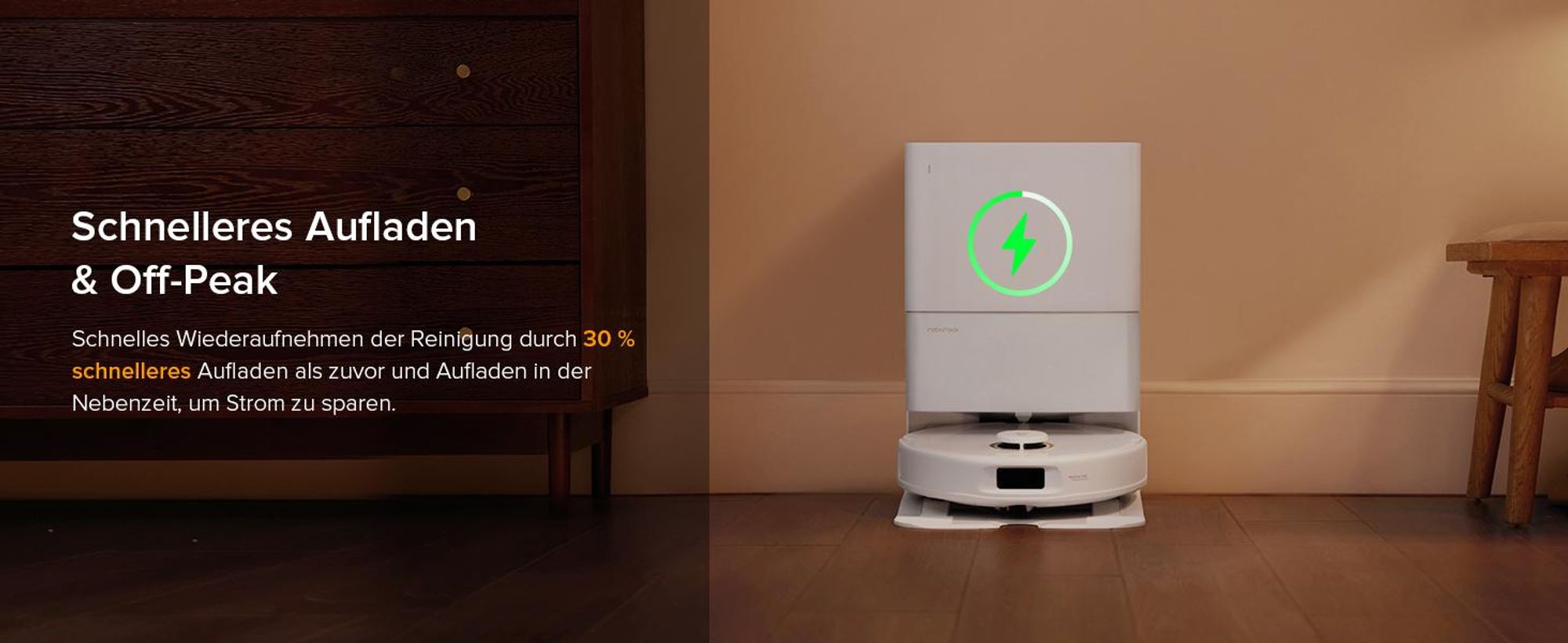 Roborock Qrevo S5V Staubsauger Roboter 12.000 Pa,(Upgrade von S7 Pro Ultra/Qrevo) Zero-Tangle System, Multifunktions-Dock, Warmlufttrocknung