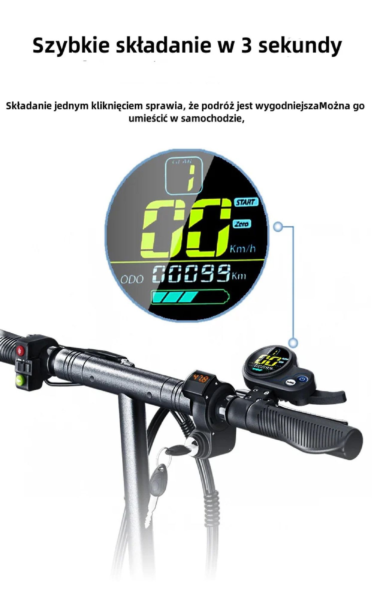 Hulajnoga elektryczna JOYOR Y6-S - silnik 500W 48V18AH - blackRide