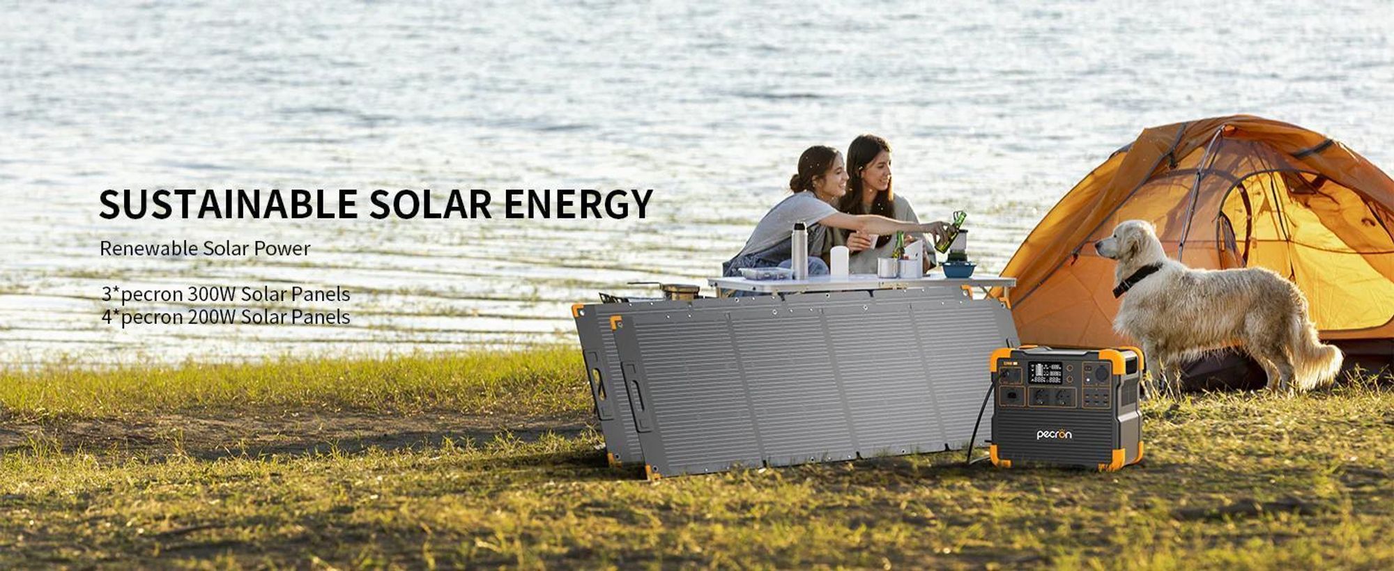 PECRON E2400LFP Draagbare Powerstation | 2048Wh 2400W LiFePO4 Accu