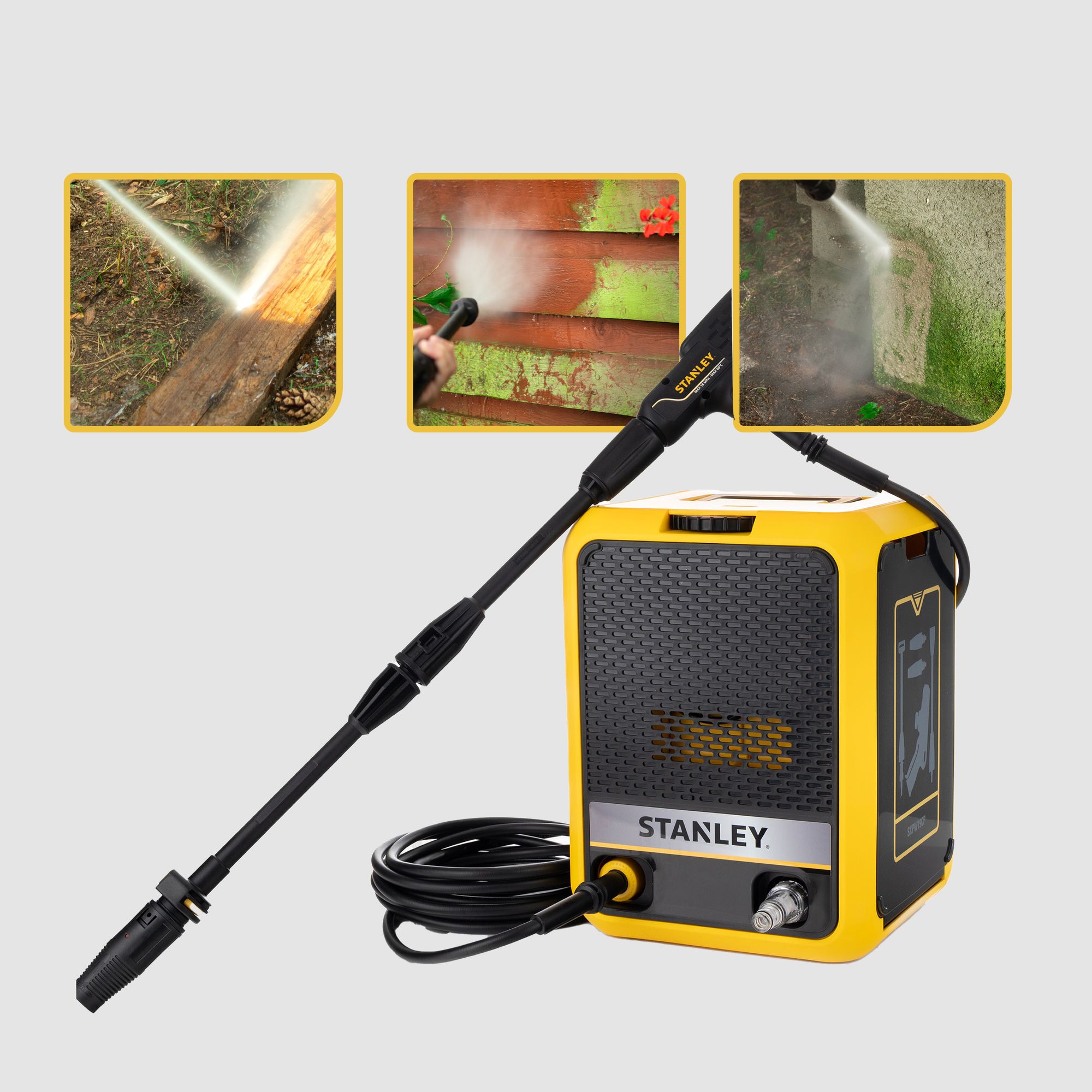 Stanley Pressure Washer | High Pressure Washer | SXPW19CP-E | 1900 W | 150 bar | 460 l/h