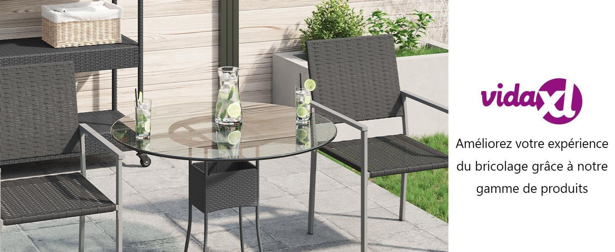 vidaXL Plateau de table en verre trempé rond 800 mm