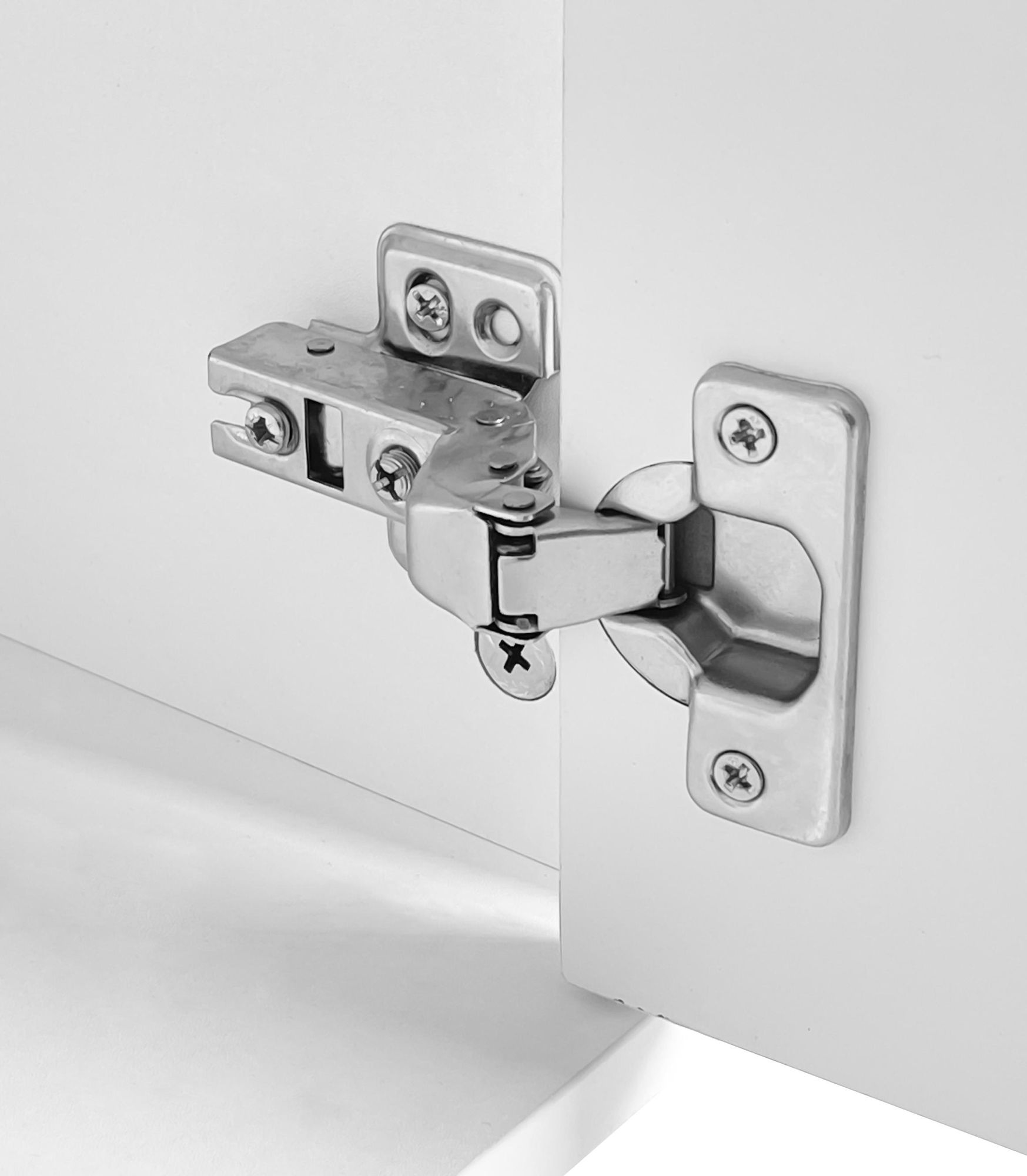 Merax Schminktisch mit LED-Bleuchtung, Frisiertisch mit Spiegel in Wolkenform, Kosmetiktisch mit Seitenschrank und Schubladen, B100/H78/T40cm, Weiß