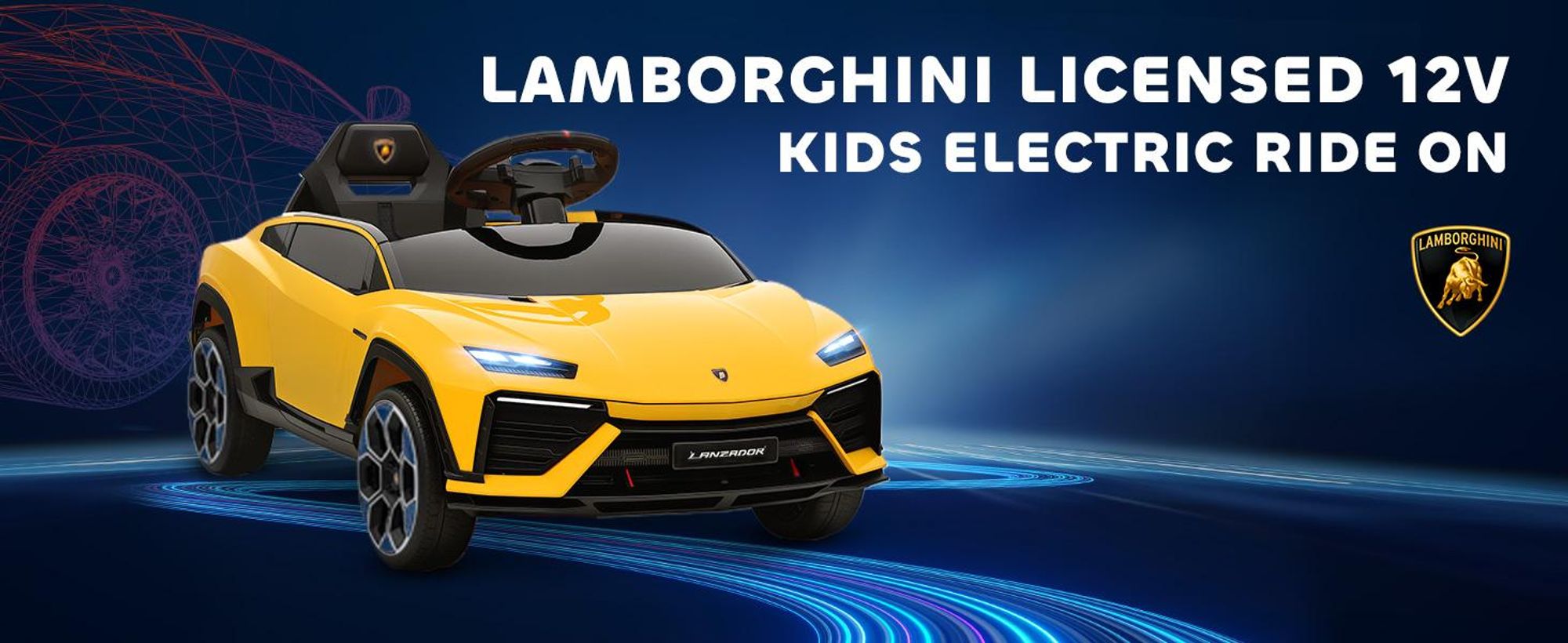 Samochód elektryczny dla dzieci AIYAPLAY 12 V z pilotem 2,4 GHz i dwoma silnikami
