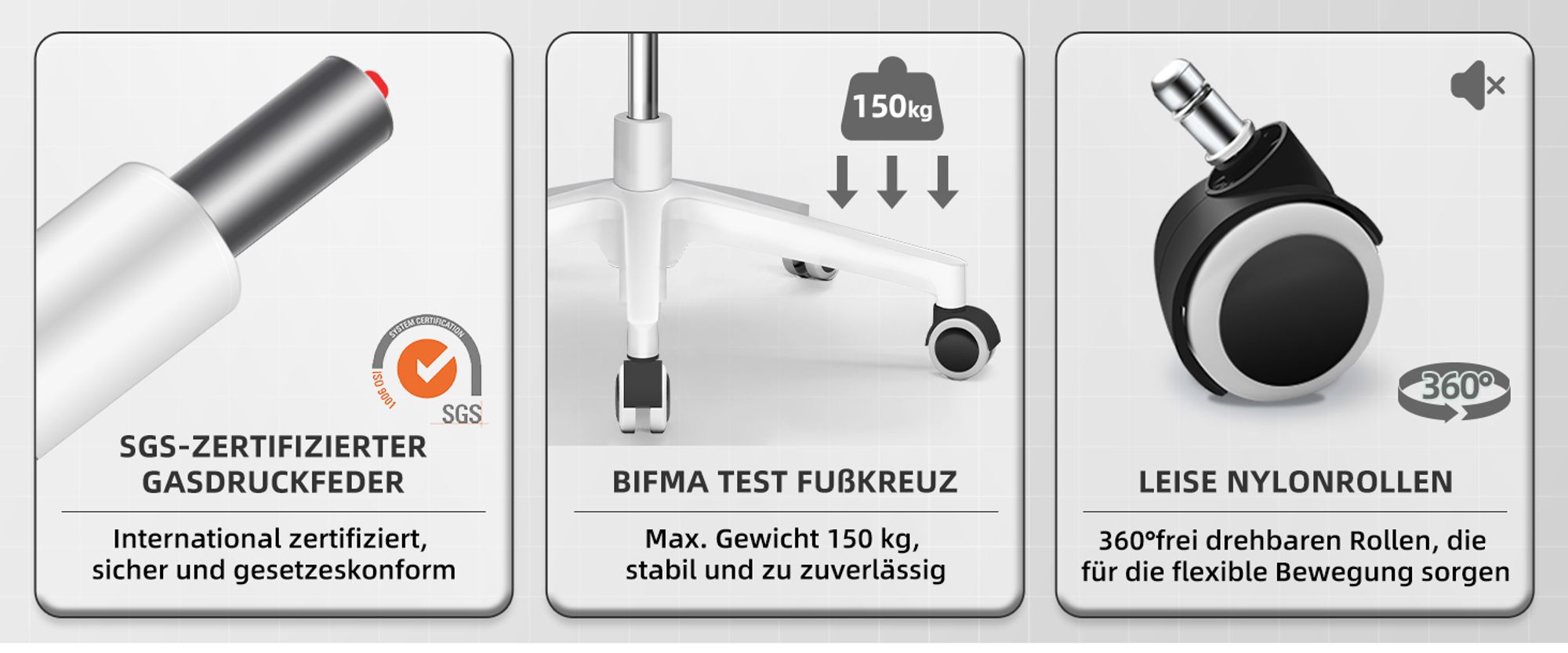 Aiibot Bürostuhl,Bürostuhl Ergonomischer mit klappbaren Armlehnen Schreibtischstuhl Armlehnen Höhenverstellbarer Drehstuhl Chefsessel bürostuhl 150 kg