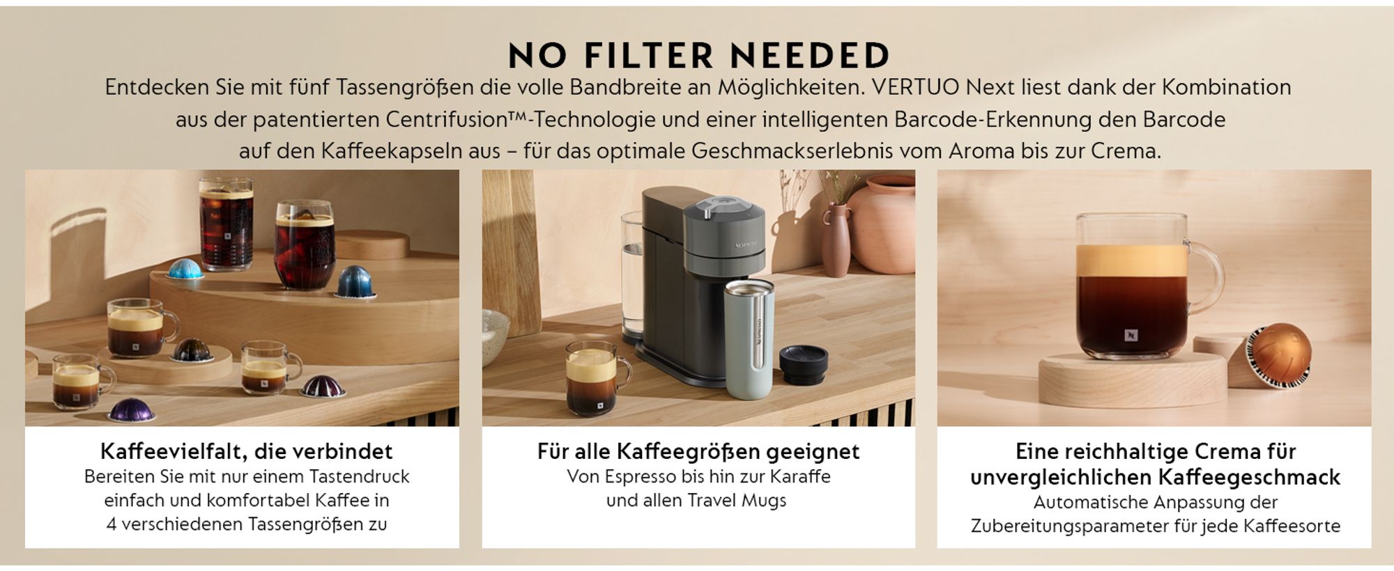 NESPRESSO VERTUO Next | Kaffeekapselmaschine von De'Longhi & Aeroccino-Milchaufschäumer | Weiß