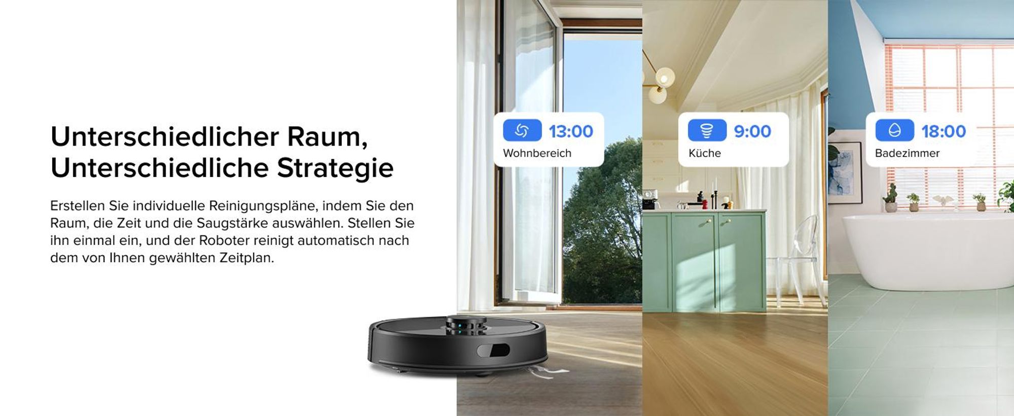 Roborock Q7 L5 Saugroboter, Dual Anti-Tangle System, 8000 Pa Staubsauger Roboter, Präzise Navigation, Smart No-Go Zone, Einstiegsleistung, für Perfekt