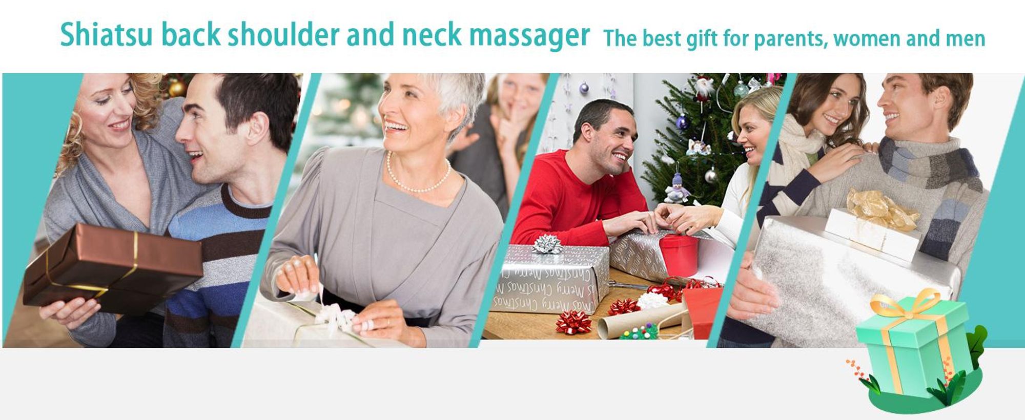 Nackenmassagegerät, Massagegerät, Rückenmassagegerät, Shiatsu Massage, Rücken, ganzer Körper, 3D Deep Massage, Schmerzlinderung