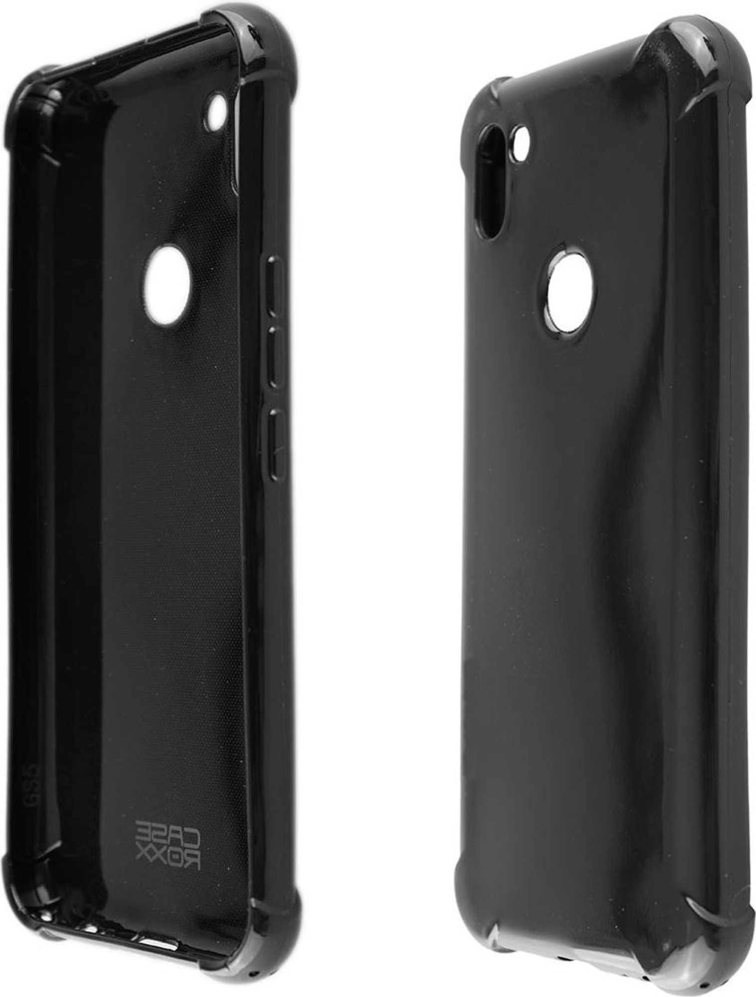 caseroxx Schutz-Hülle TPU-Hülle kompatibel mit Gigaset GS5 Pro SE / GS5 / GS5 Lite / GS5 Senior, Gummi Handy Tasche schwarz Displayschutzfolie Bild 1