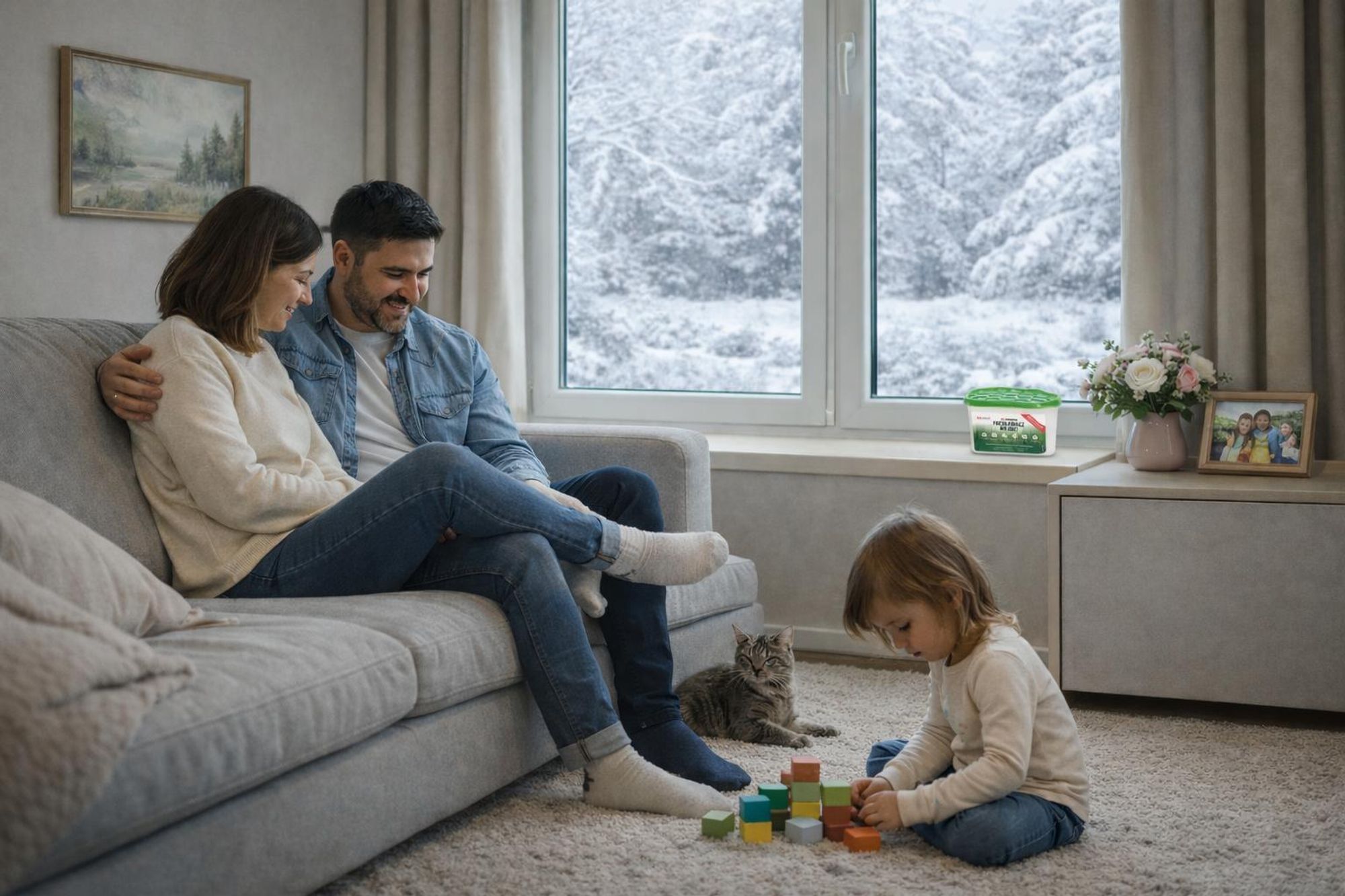 12x Luftentfeuchter, Raumentfeuchter für Küche, Bad, Auto, Wohnzimmer ohne Strom, Feuchtigkeitsabsorber, Entfeuchter, Waldduft