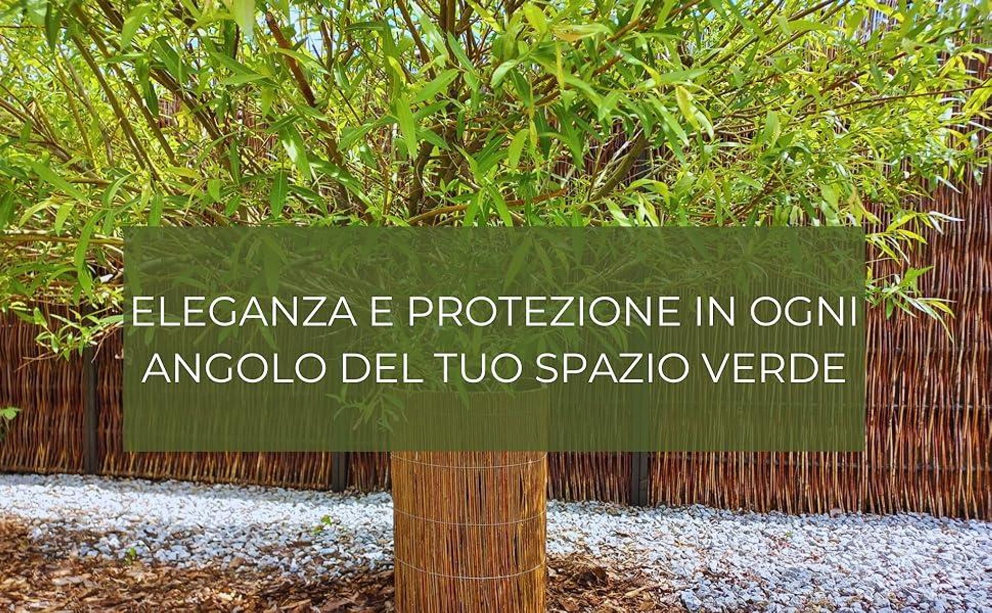 Arella in Vimini Naturale Recinzione Frangivista Frangisole Balcone Giardino Terrazza 160x500 cm Pannello Recinzione Stuoia Frangivento