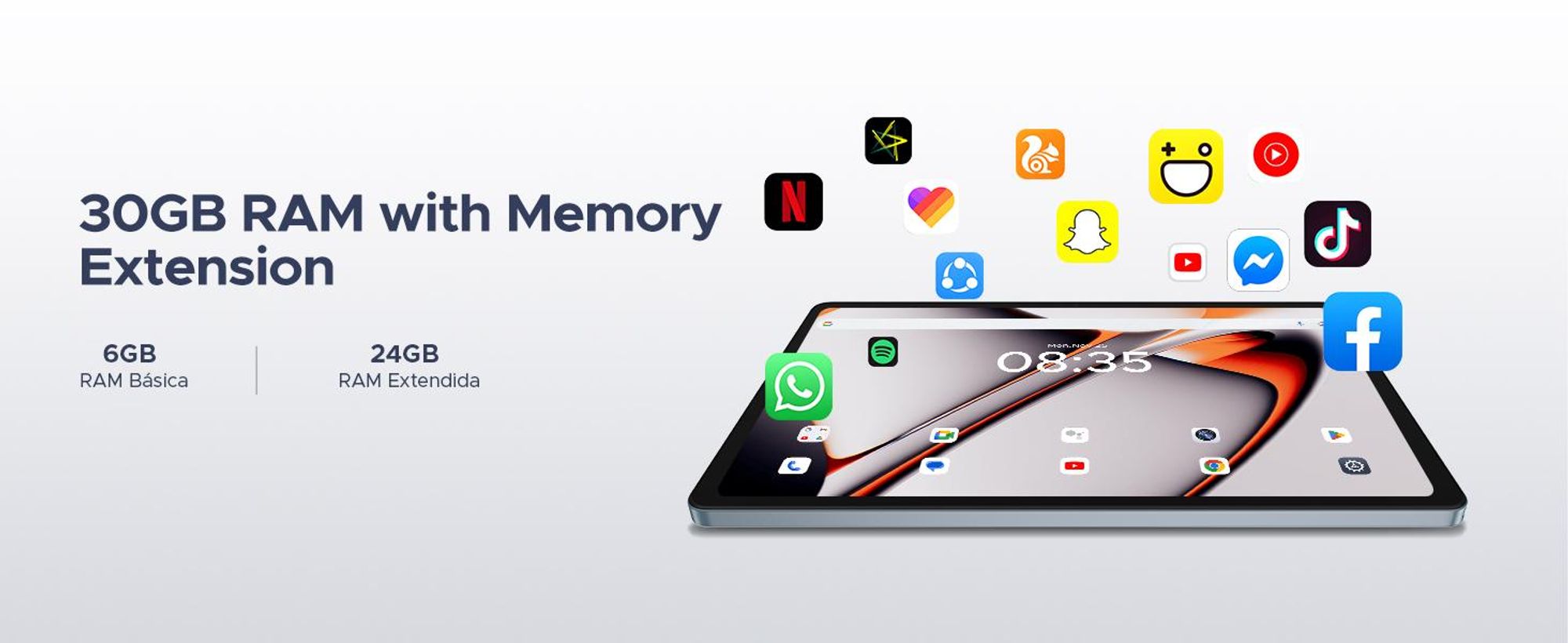 DOOGEE U11 Pro VIP Android 15, 11 Zoll, 30(6+24)GB+256GB(bis 2TB erweiterbar), 90Hz, 8580mAh, Zubehör-Set, Widevine L1, 5G WiFi