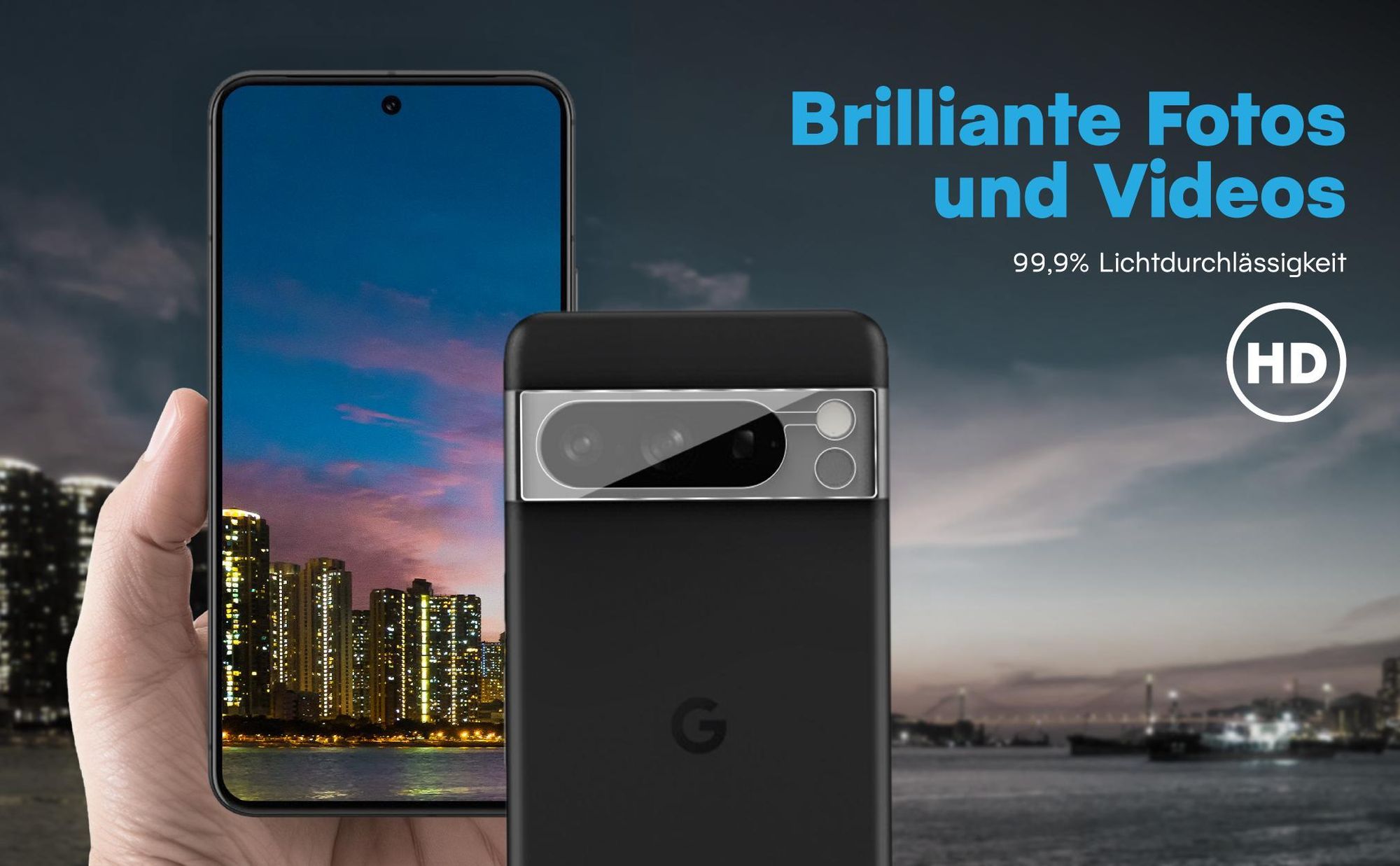 Brilliante Bildqualität mit dem Google Pixel 8 Pro dank 99,9% Lichtdurchlässigkeit
