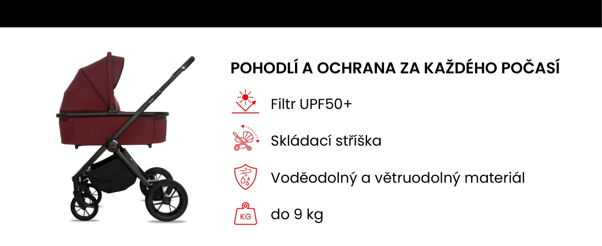 Babylux® Kočárek 4v1 Set BOLDO, Skládací A Lehký, Kombinovaný Kočárek Včetně Vaničky, Cestovního Kočárku, Autosedačky I-Size, Základny Do Auta, 4 Polohy Sklonu, 0–22 kg, Uv 50+