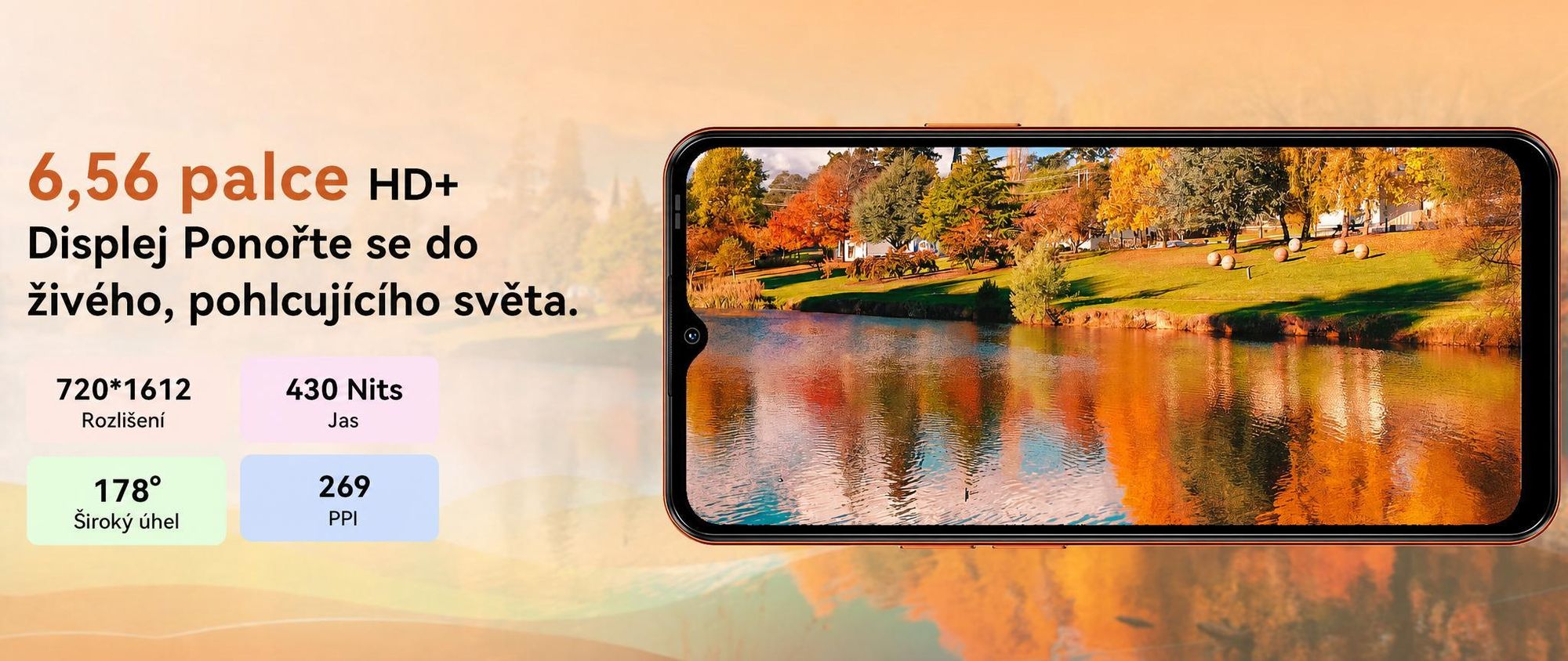2026 Blackview WAVE 7C – mobilní telefon bez smlouvy, 6,56", Android 16, 16 GB + 64 GB / 2 TB TF, Face ID, 5000 mAh, 32 MP, Dual-SIM, Wi-Fi 5, IP54