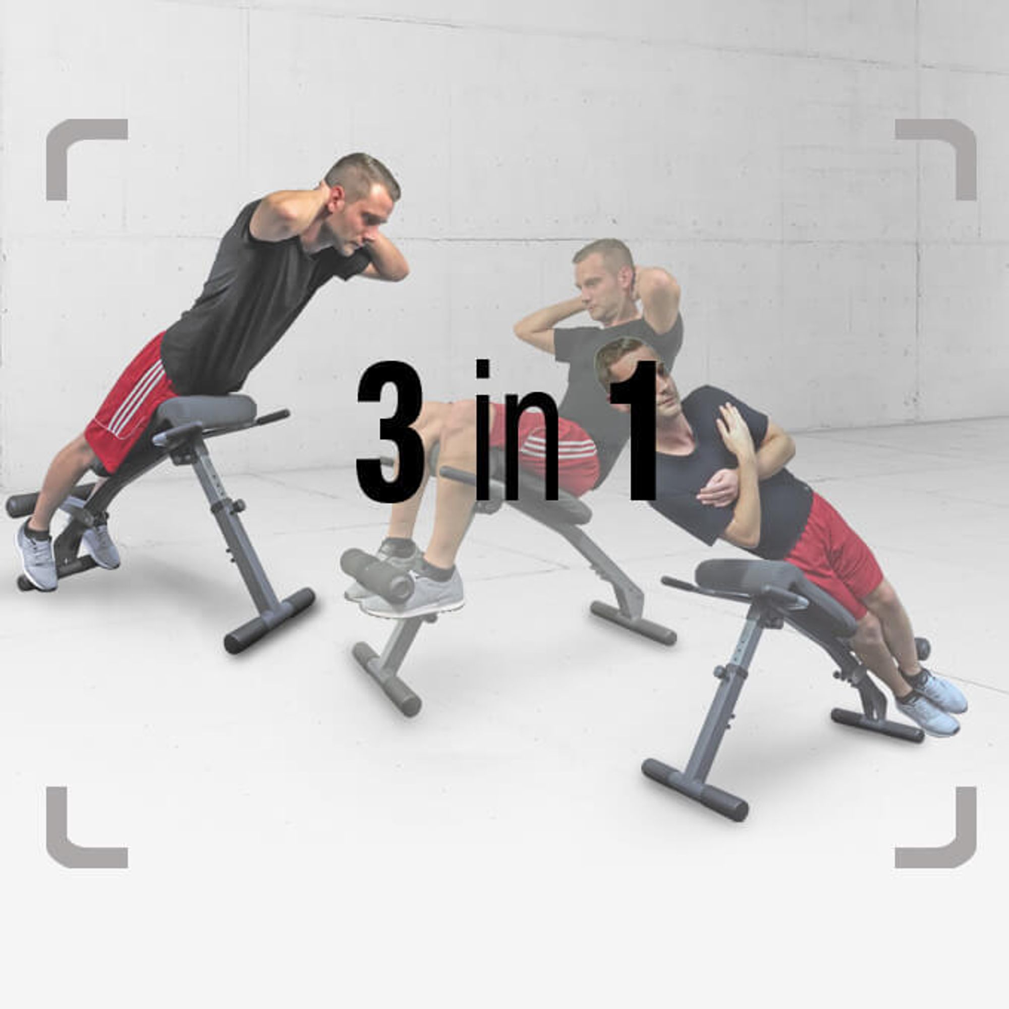 Sportstech Hantelbank BRT200 | 3in1 Multifunktion | 5 Neigungswinkel