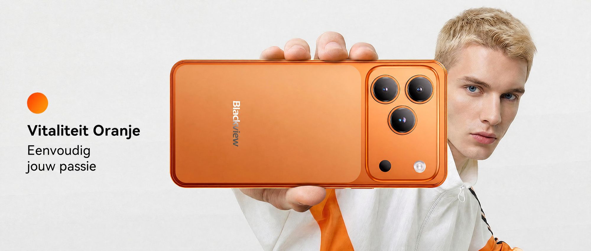 Blackview WAVE 7C smartphone, zonder abonnement, 6,56 inch, Android 16, 16GB + 64GB/2TB (TF-kaart), gezichtsherkenning, 5000mAh batterij, 32MP camera, dual-SIM, WiFi 5, IP54 (stof- en spatwaterdicht)