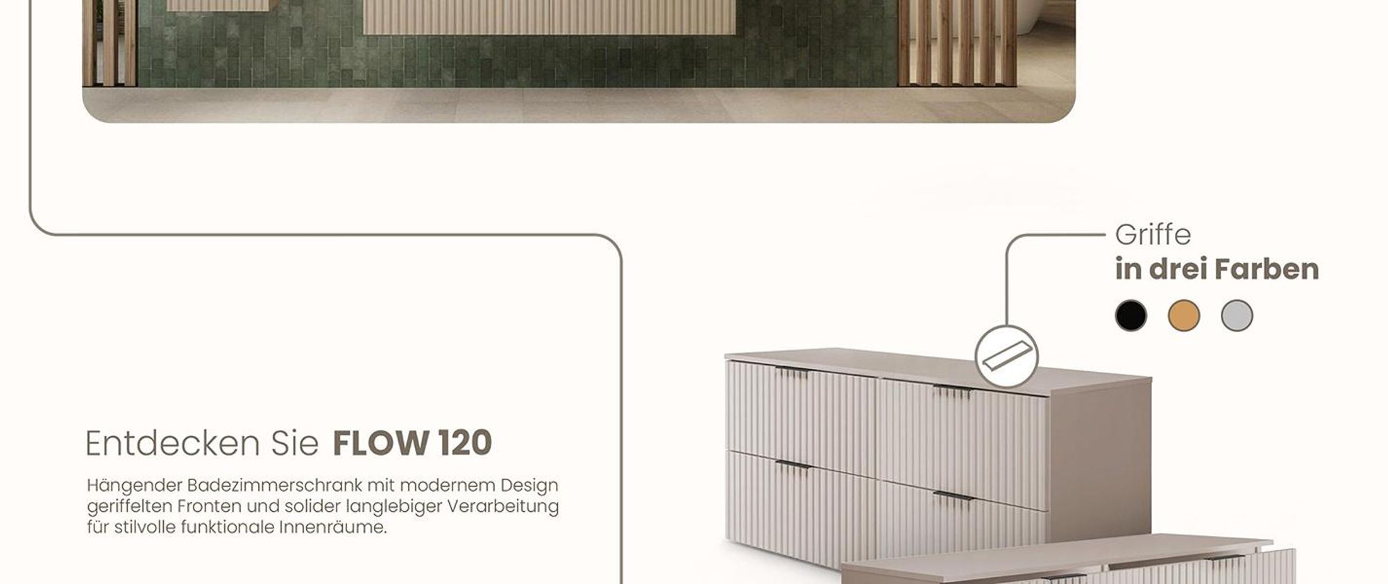 RODAN, Badmöbel, Badschrank, Badezimmermöbel, Badezimmer, MODERN, Waschbeckenunterschrank