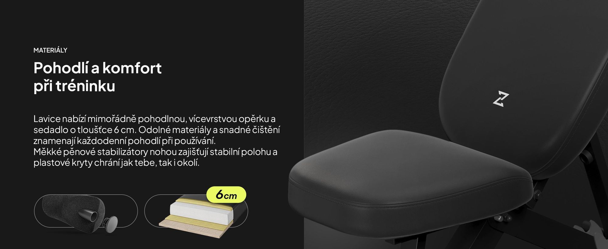 Zipro Profi skládací lavice na činky Jacked – nastavitelná šikmá lavice a negativní lavice (7+3 stupně) Extra silné polstrování Odolná tréninková lavice pro domácí použití