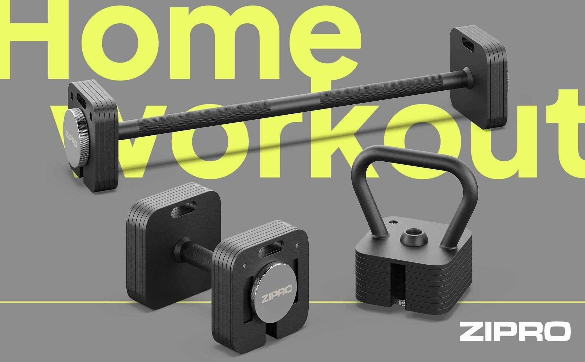 Zipro Square Langhantel Set Verstellbar 26,5 kg – Erweiterbares Hantelset Eckiges Design (Anti-Roll) Bodypump Set aus Stahl – Schnellverschluss-System