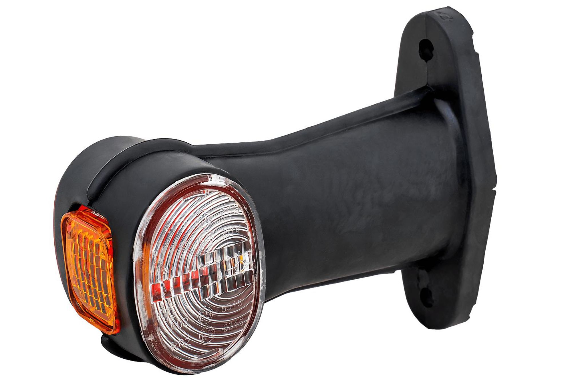 ASPÖCK SUPERPOINT II Umrissleuchte universal 12 V 125 x 100 mm IP68 Front, Heck und Seitenmarkierungslicht E9 ADR Zone 2 für Anhänger und Lkw