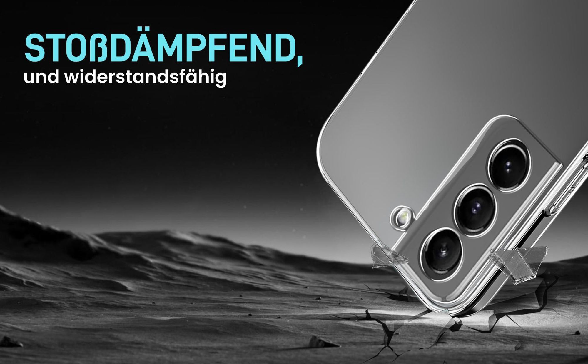 Backcover für Samsung Galaxy S21 FE - unterstützt kabelloses Laden auch mit Hülle