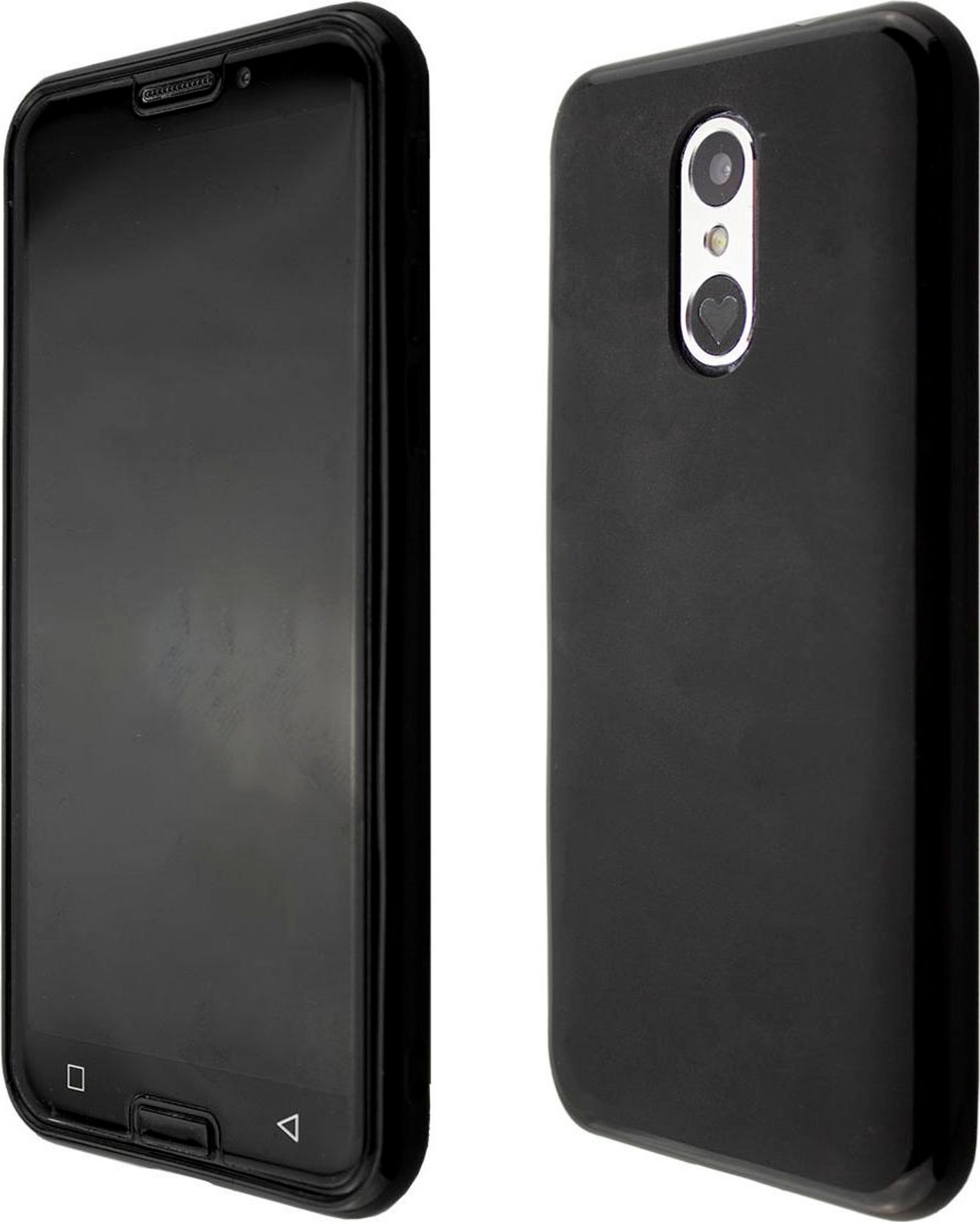 caseroxx Schutz-Hülle TPU-Hülle kompatibel mit Emporia Smart 3, Gummi Handy Tasche schwarz  Bild 1
