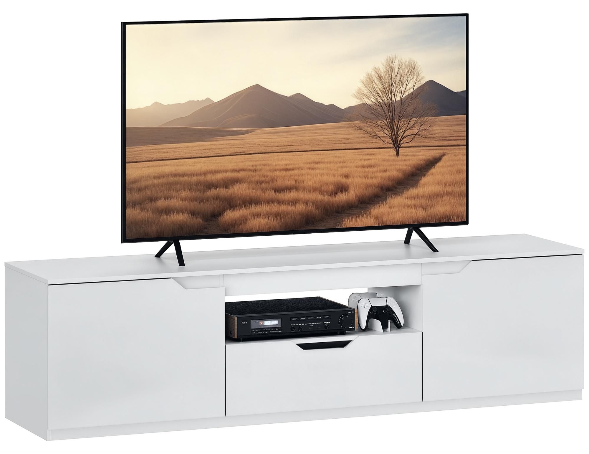Fernsehschrank Hochglanz Zoll MDF