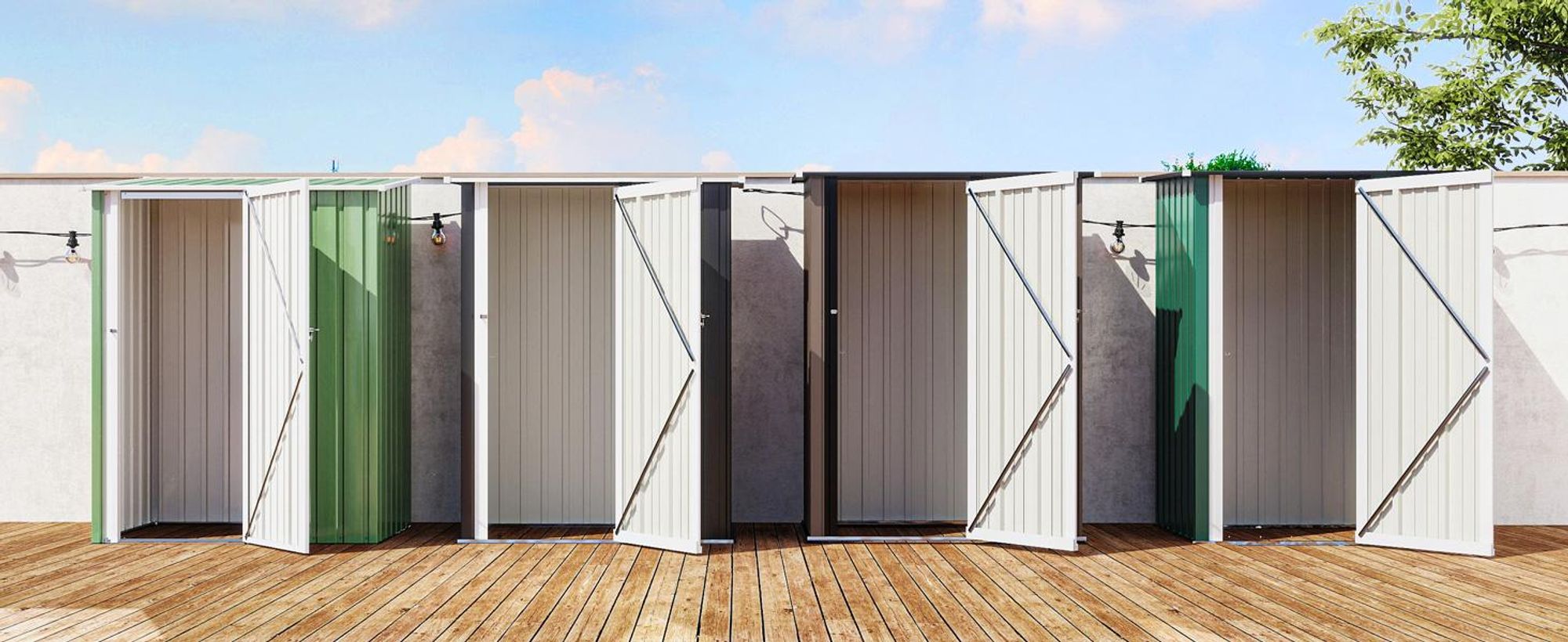 Domek narzędziowy metalowy Outsunny 1,07 m² z dachem dwuspadowym, 142 x 84 x 189 cm, z zamykanymi drzwiami, domek ogrodowy, domek ogrodowy ciemnoszary