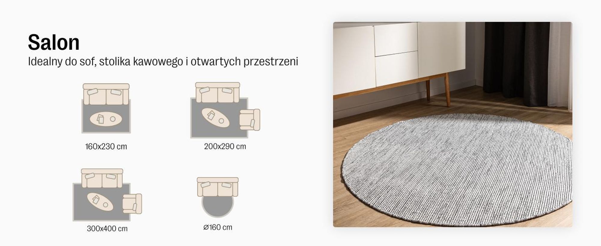 benuta dywan do salonu bawełniany dywan Ron Kremowy 120x170 cm dywan do salonu bawełna prostokątny