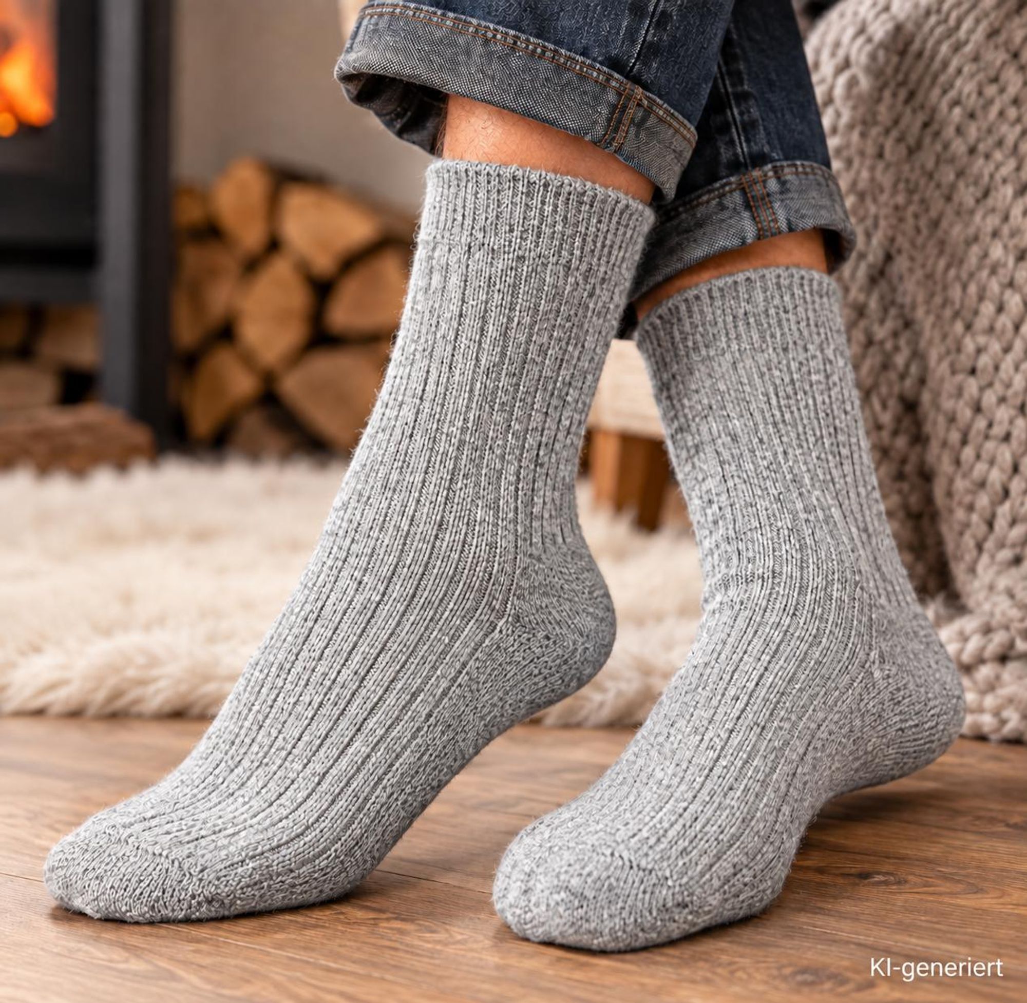 mensch trägt die norwegersocken von kbsocken