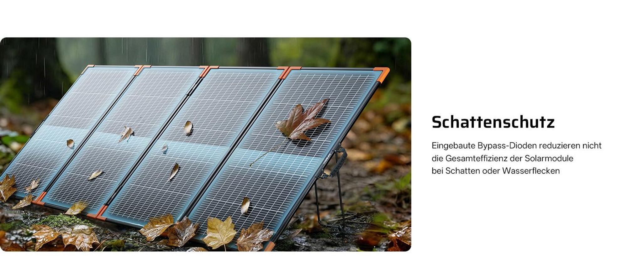 AFERIY SA400 Faltbares Solarpanel 400W, ETFE Solarmodul mit bifazialer N-Typ-Technologie, IP67, MC4, für Powerstation, Camping und Wohnmobil