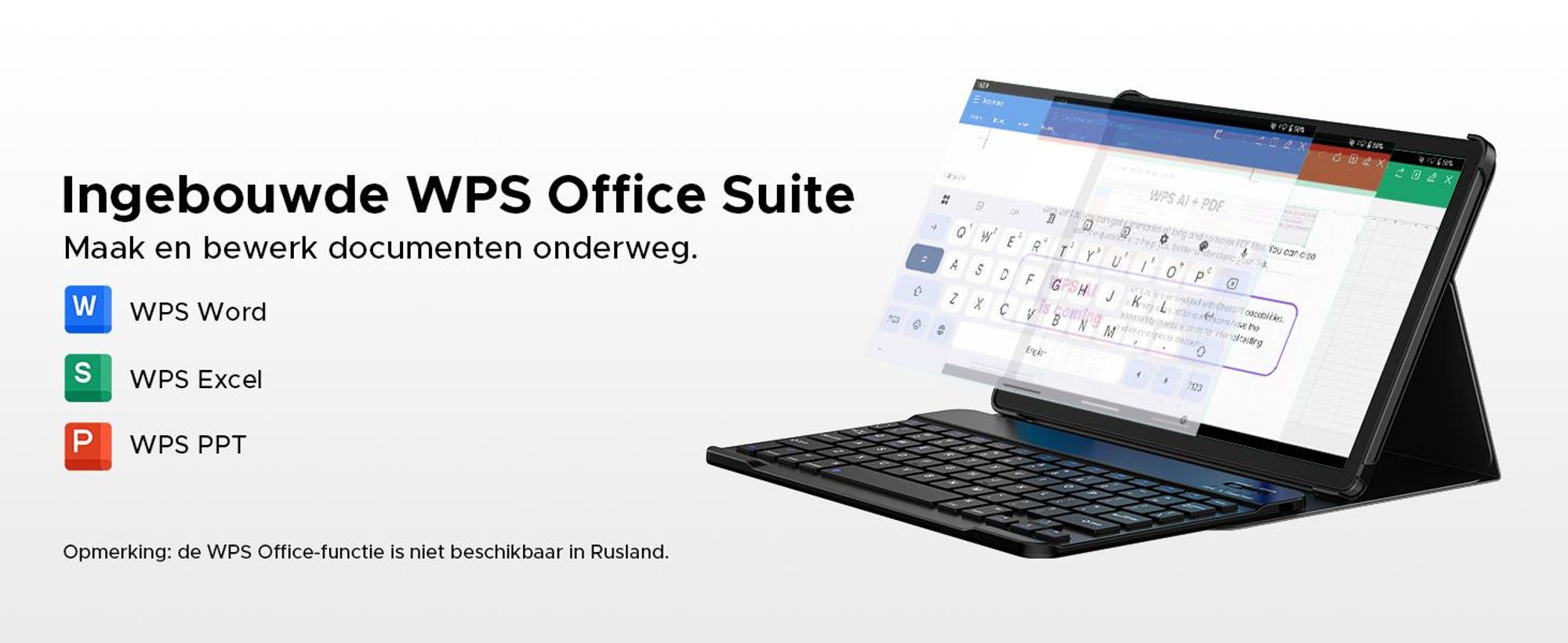 P13 Pro 4G LTE Tablet met dubbele SIM-kaart. Android 16, 13,4" scherm met 2.4K resolutie en 120Hz, 48GB (12+36) RAM + 256GB ROM (uitbreidbaar tot 2TB met TF-kaart), 12000mAh batterij, Widevine L1, Gemini AI – inclusief toetsenbord, muis en stylus