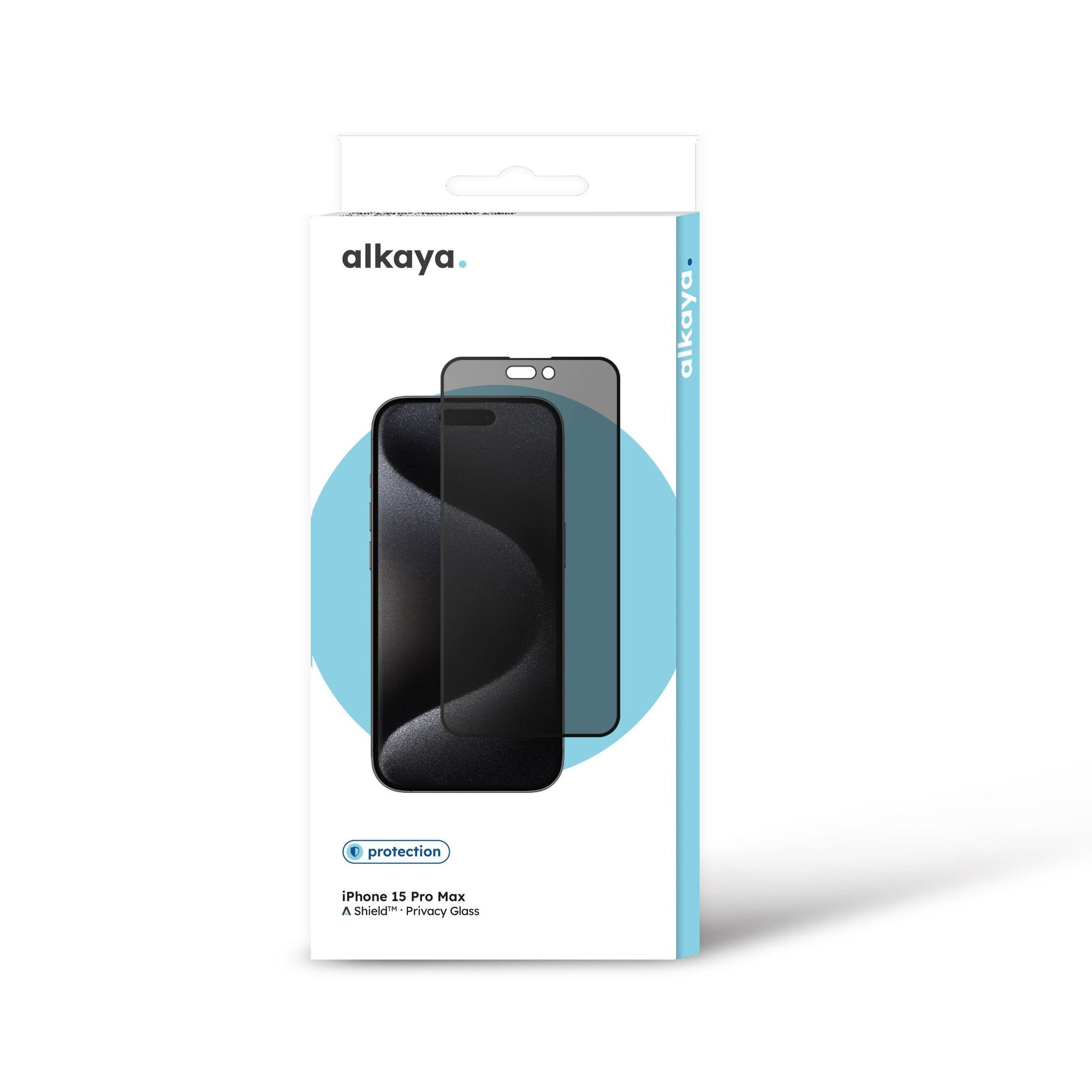 alkaya Protection Glass Privacy iPhone15ProMax schwarz