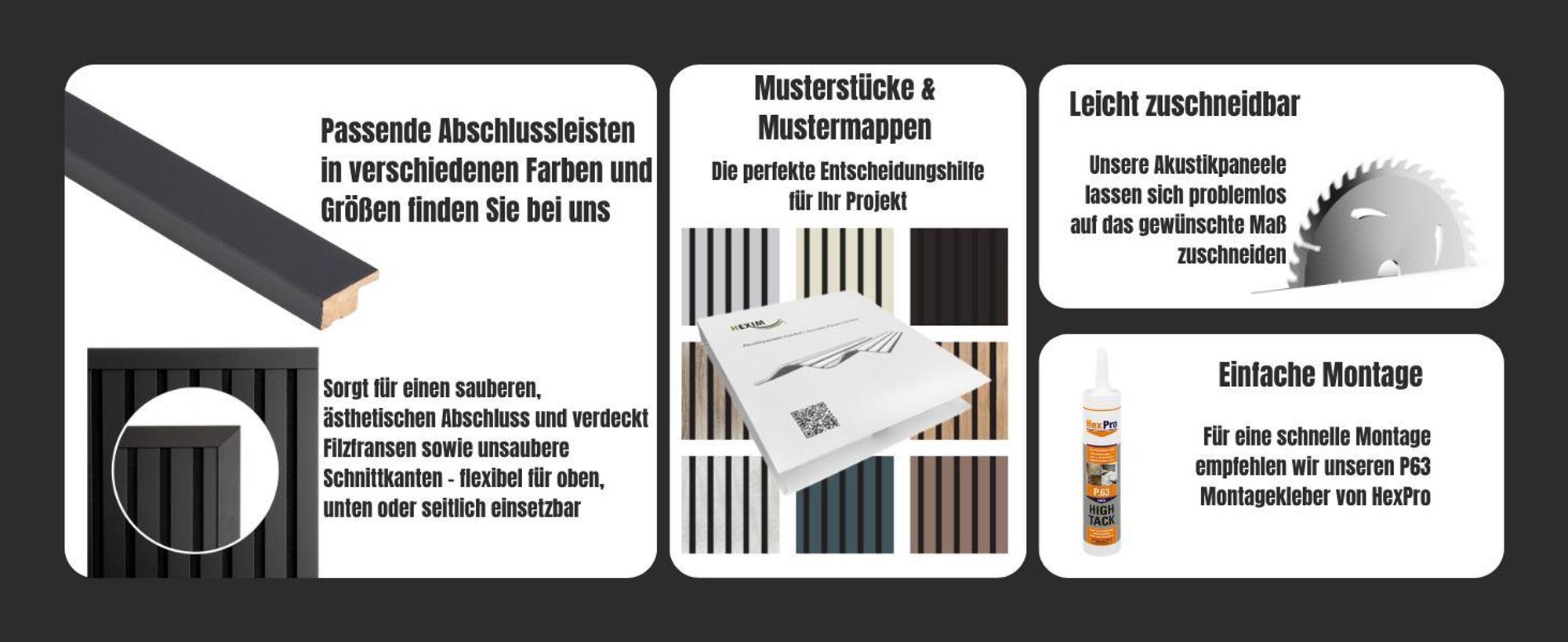 HEXIM Akustikpaneele 138,5x60cm Holz Comfort - flexible Holzpaneele Platten Lamellenwand MDF Wandpaneele Lamellenverkleidung Wandverkleidung schalldämmend (0.83m² Palomino)