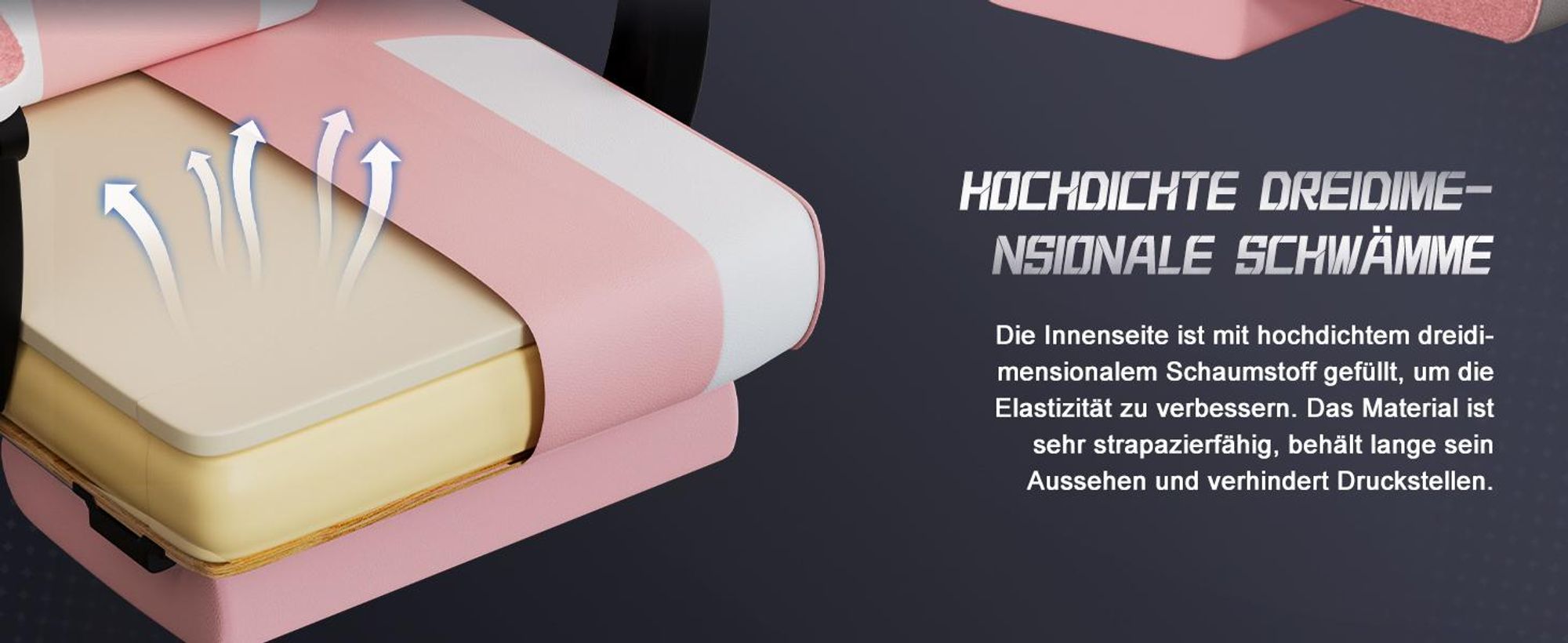 Adormii Gaming Stuhl, Ergonomischer Gaming Sessel, Schreibtischstuhl, Gamingstuhl mit Fußstütze, verstellbare Rückenlehne, Gaming stuhl 150 kg