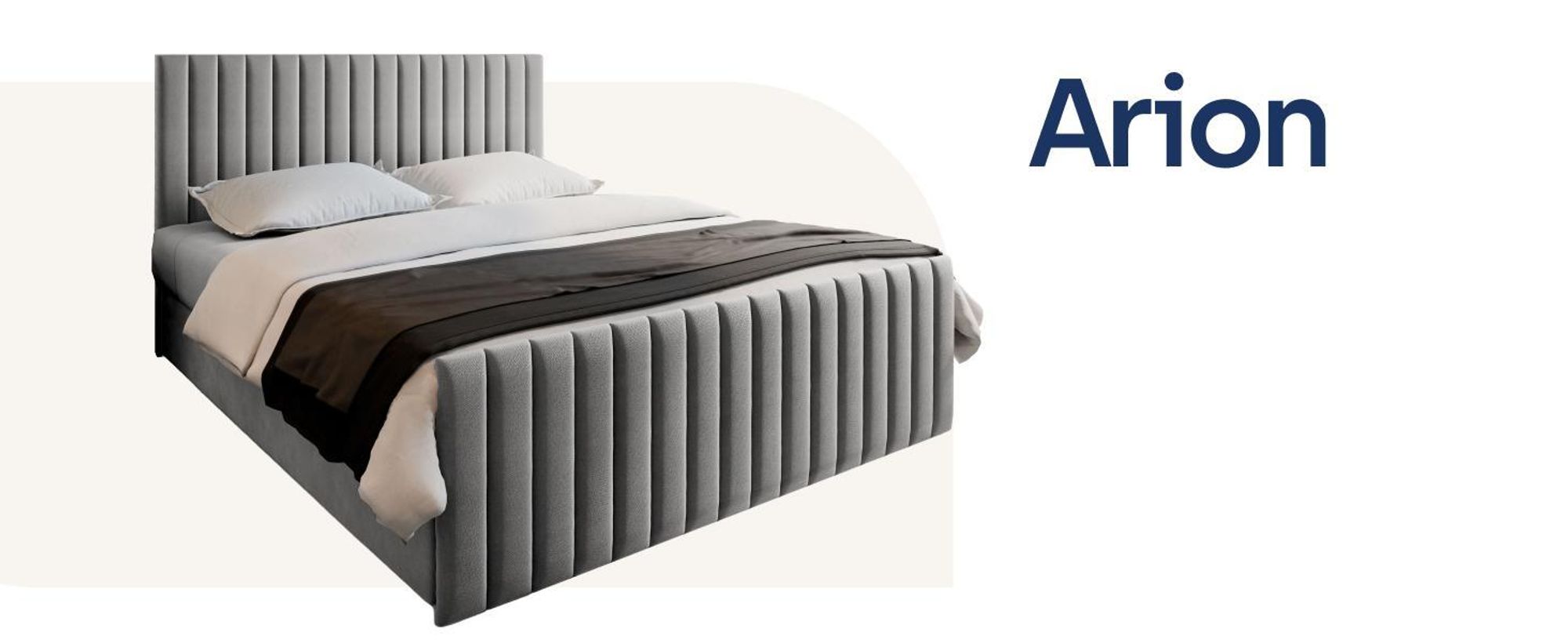 Boxspringbett ARION mit Bonell Matratze und Topper, Polsterbett mit Bettkästen