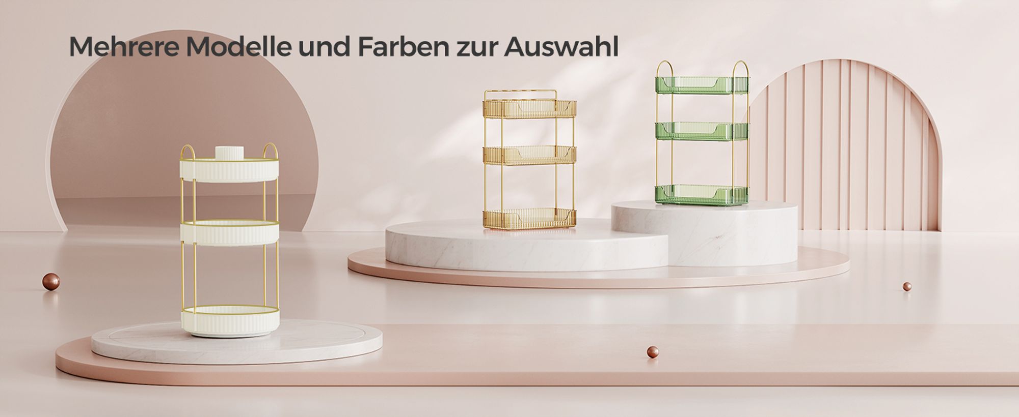 SONGMICS Make-up Organizer drehbar, Kosmetik-Organizer, Kosmetik Aufbewahrung,Geschenkidee