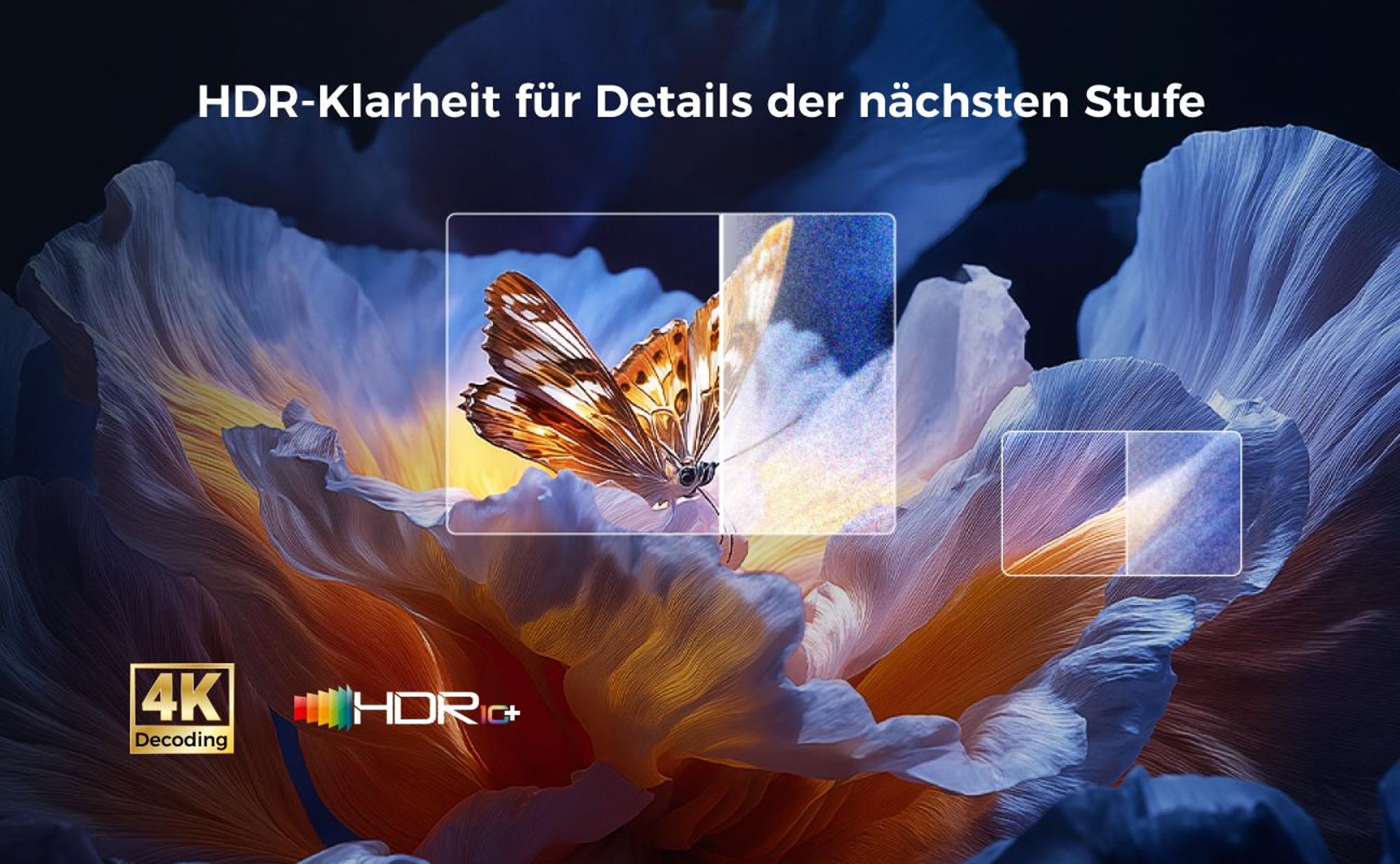 Ultimea Beamer 4k, Poseidon E100 DLP Projektor, 1800 ANSI-Lumen mit Google TV