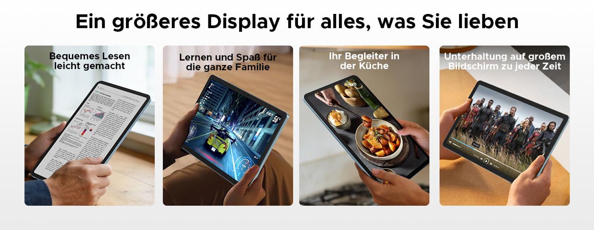 P13 Pro 4G LTE Dual-SIM Tablet Android 16, 13.4" 2.4K+120Hz, 48GB(12+36)RAM+256GB ROM(2TB TF),12000mAh,Widevine L1,Gemini AI–mit Tastatur,Maus,Stift