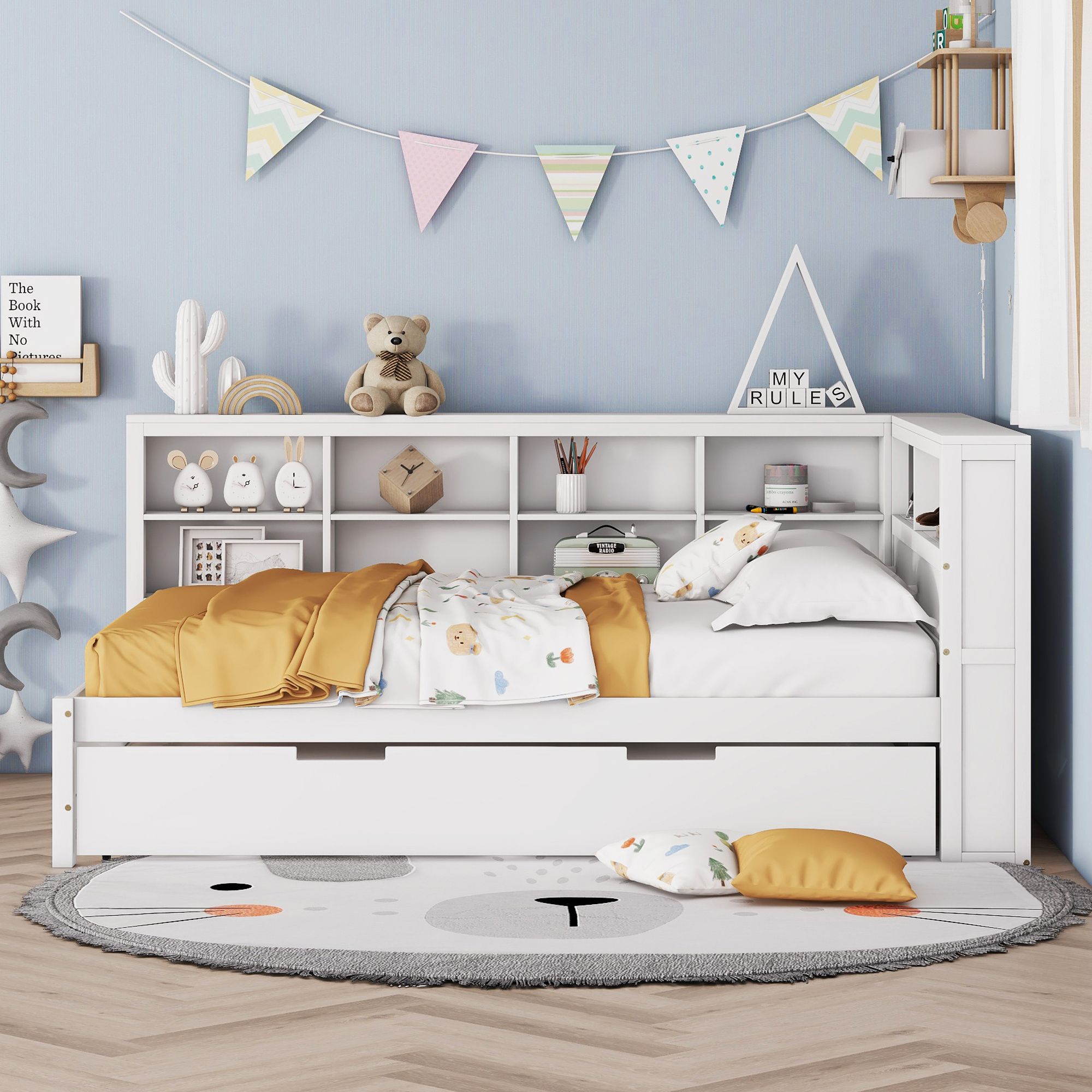 Bett mit Unterbett