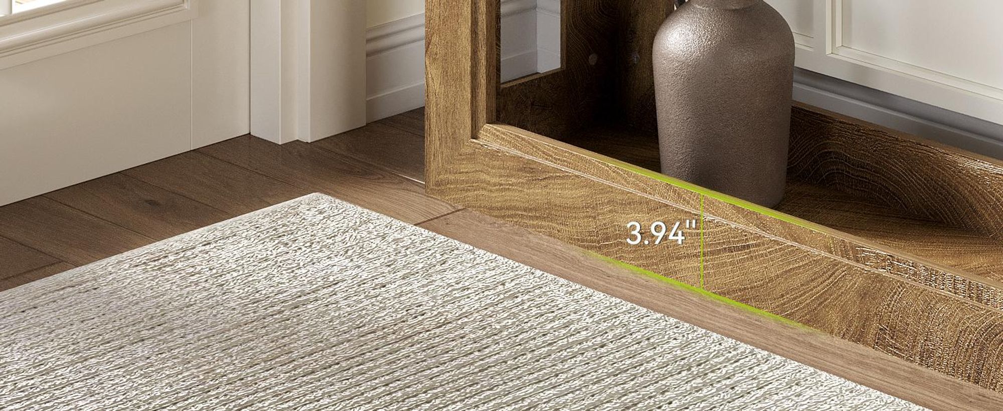 Tribesigns 160 cm schmaler Konsolentisch, Langer Sofatisch hinter dem Sofa, moderner Flurtisch für Flur, Wohnzimmer, Eingang, helles Eichenbraun